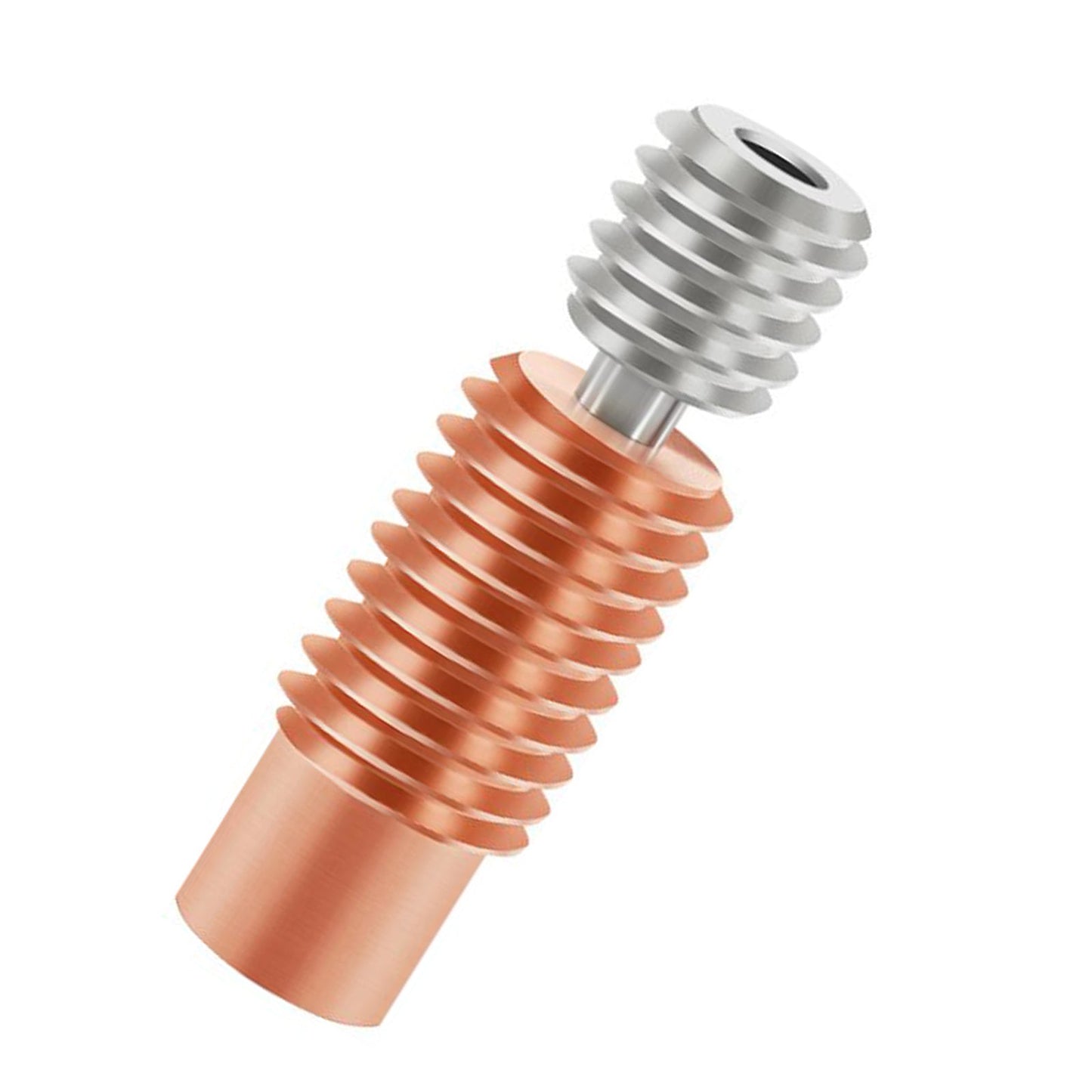 Bimetal Throat Replaces for V6 1.75mm 3D Printer Durable Threaded Version