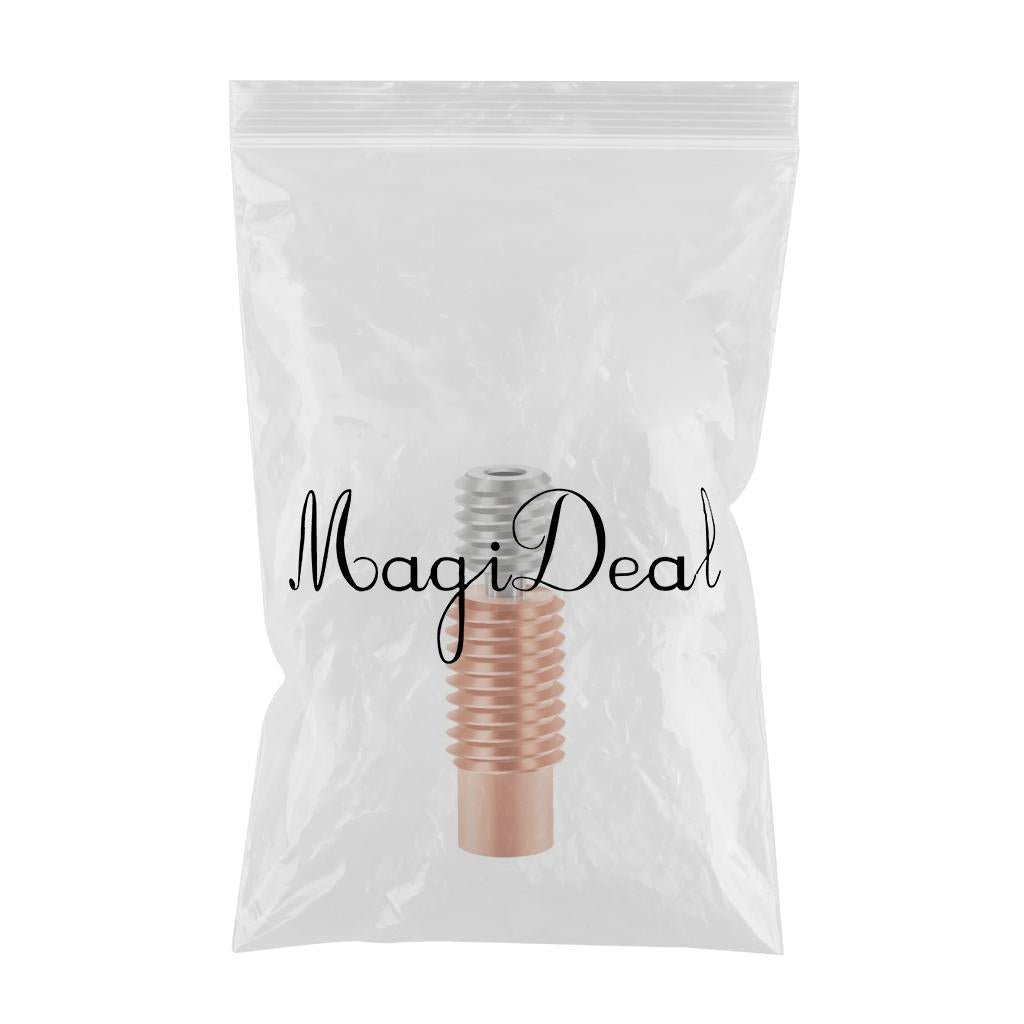 Bimetal Throat Replaces for V6 1.75mm 3D Printer Durable Threaded Version