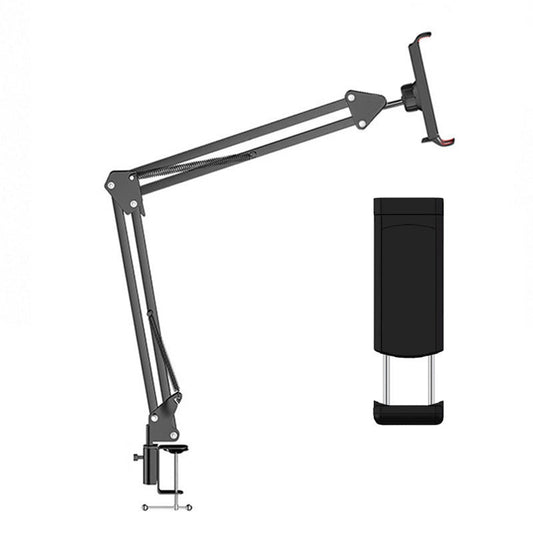 Foldable Arm Smartphone Cell Phone Holder Mount with Clamp for Cellphone