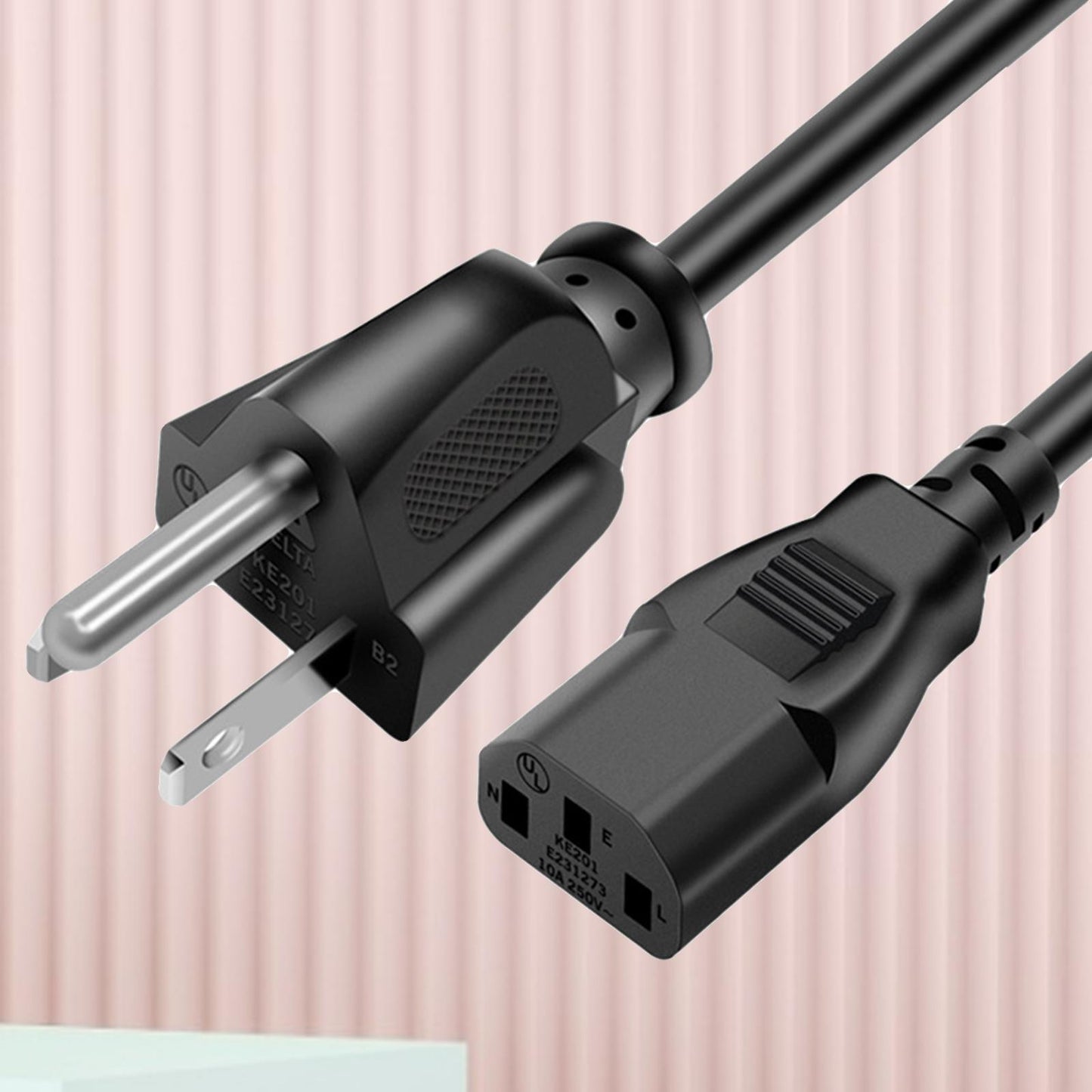AC Power Supply Adapter Cord Cord Cable AC Adapters for Office Laptop 1.5m