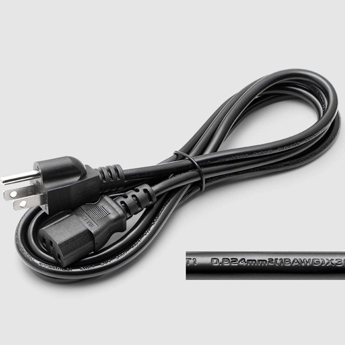 AC Power Supply Adapter Cord Cord Cable AC Adapters for Office Laptop 1.5m