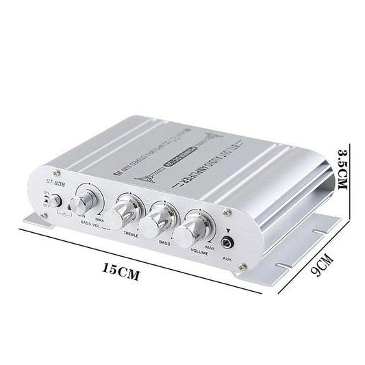 Hi-Fi Amplifier Audio Player Stereo Speakers Audio Player Amplifier +Battery