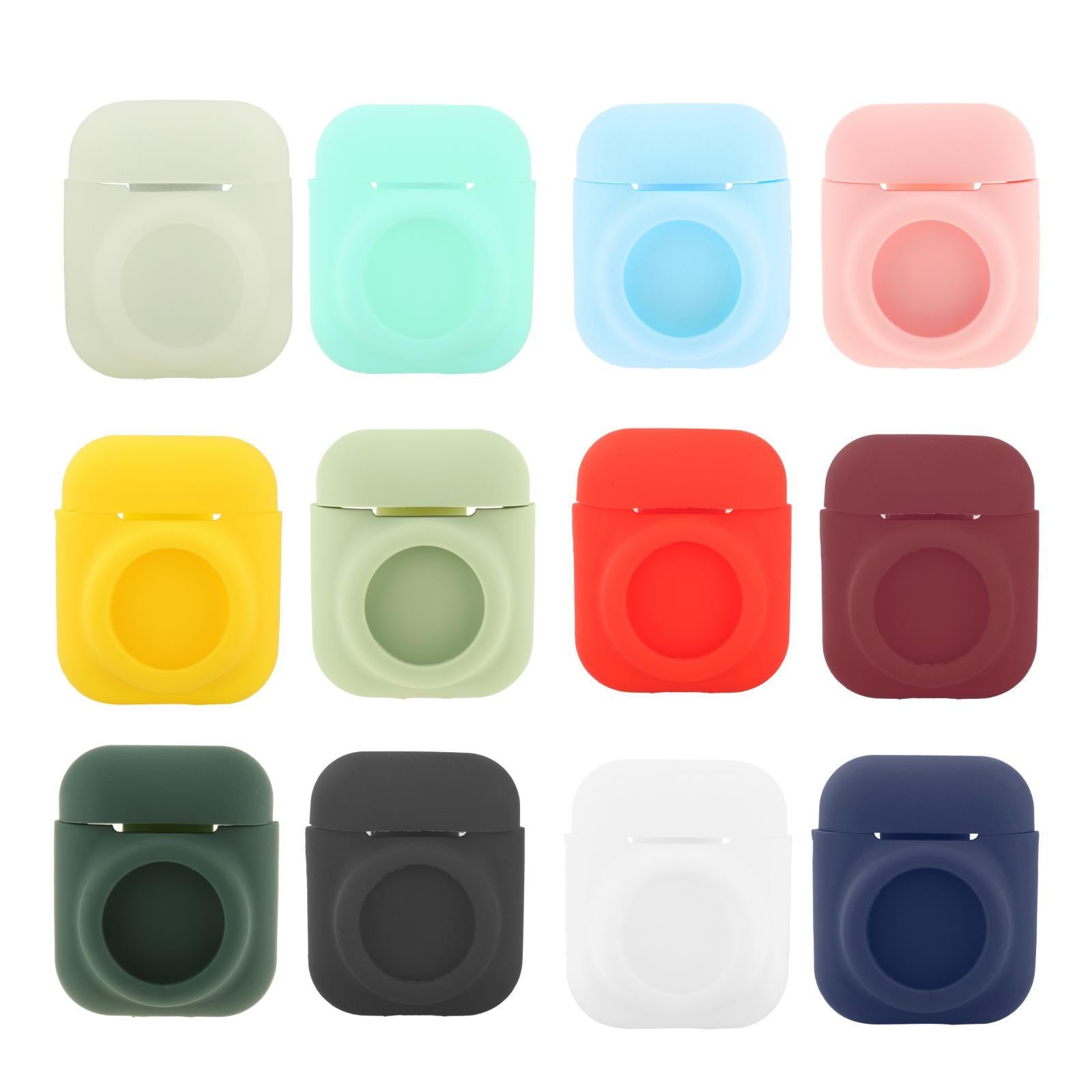 Silicone Case with Key Chain Hang Wallet Tablet Key Anti-Scratch for Airtag, Black