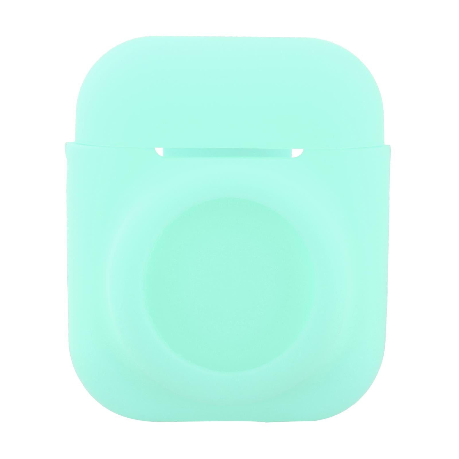 Silicone Case with Key Chain Hang Wallet Tablet Key Anti-Scratch for Airtag, Light Green