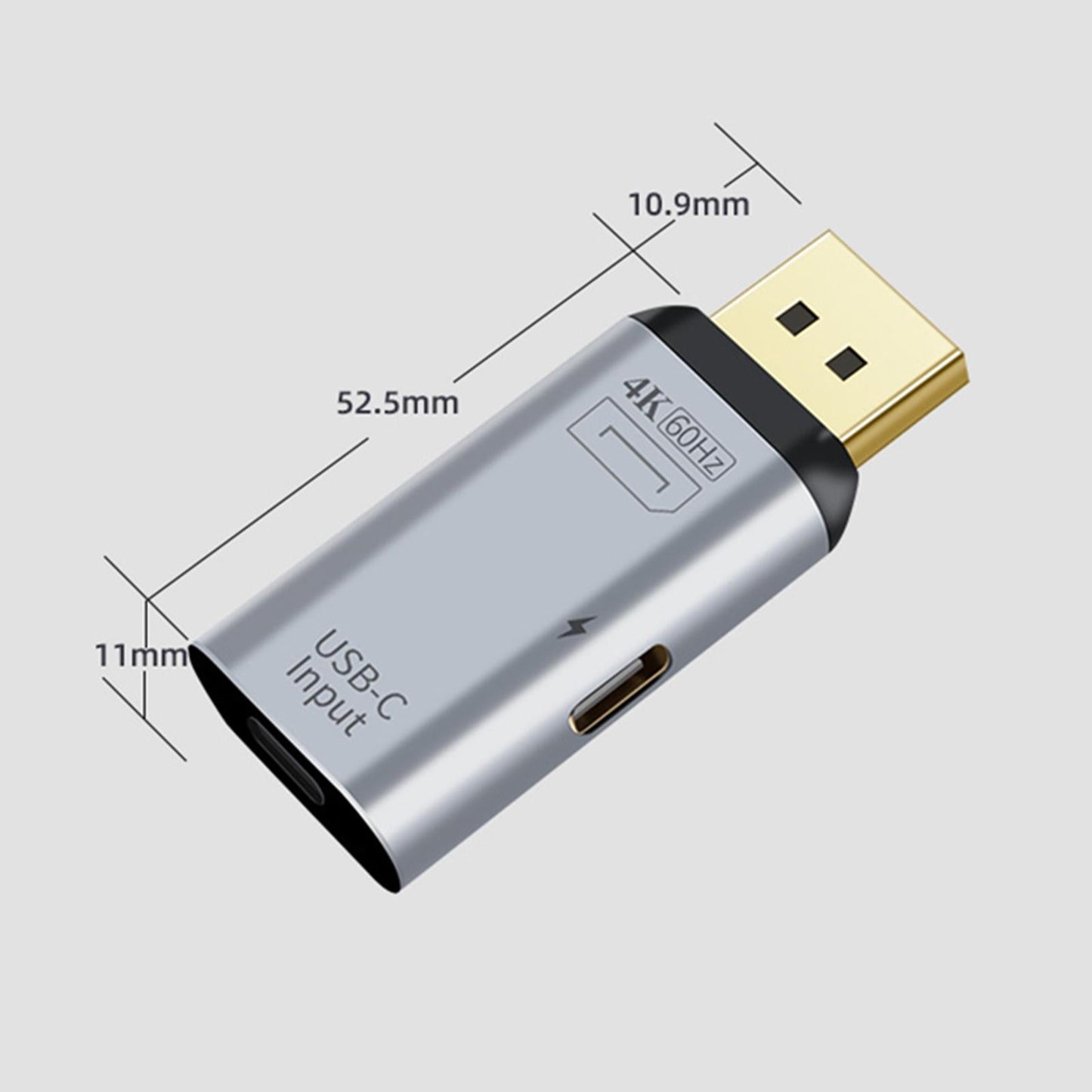 USB-C Female to Male Transfer Converter Adapter for Computer High DMI PD