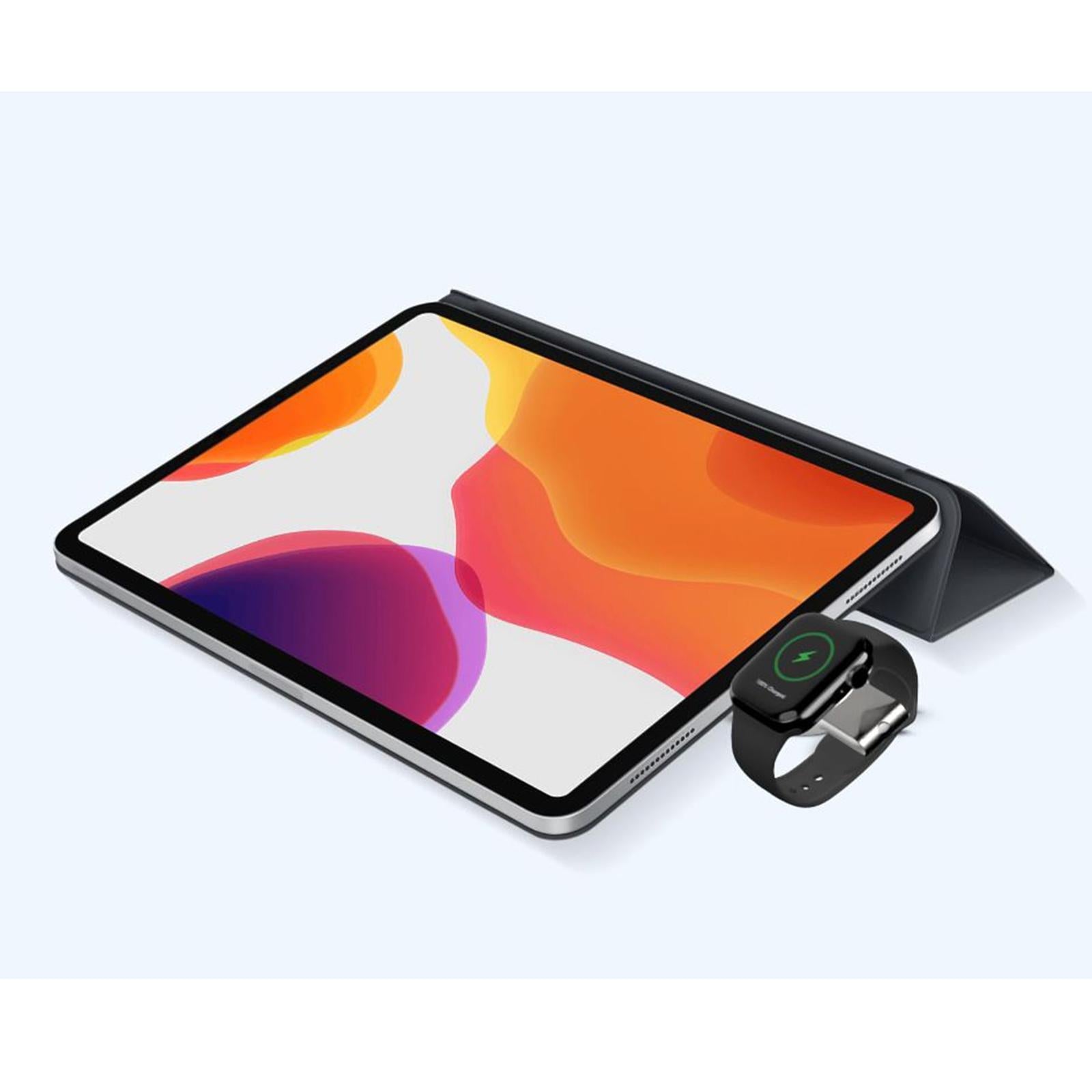 Updated Portable 2 In 1 Watch Charger Quick Charge for iWatch SE 6 5 4 3 2 1
