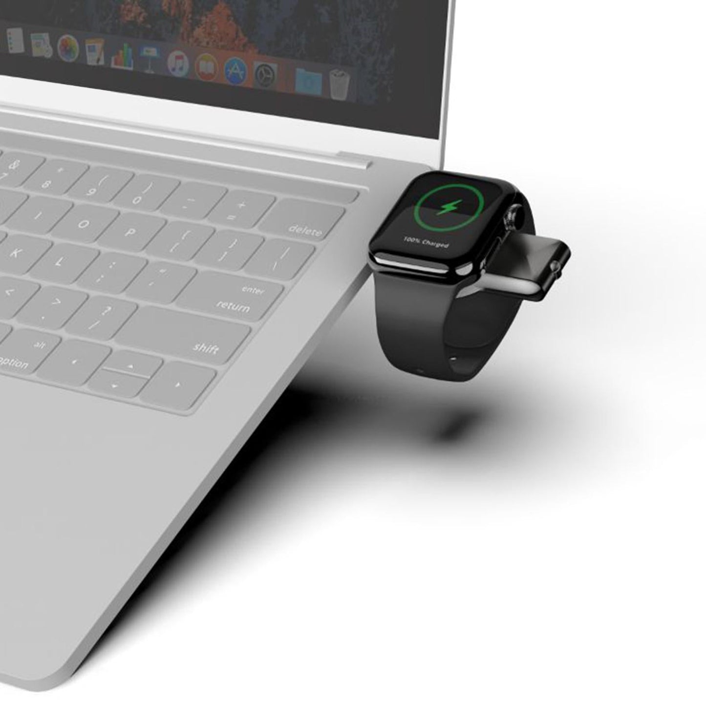 Updated Portable 2 In 1 Watch Charger Quick Charge for iWatch SE 6 5 4 3 2 1