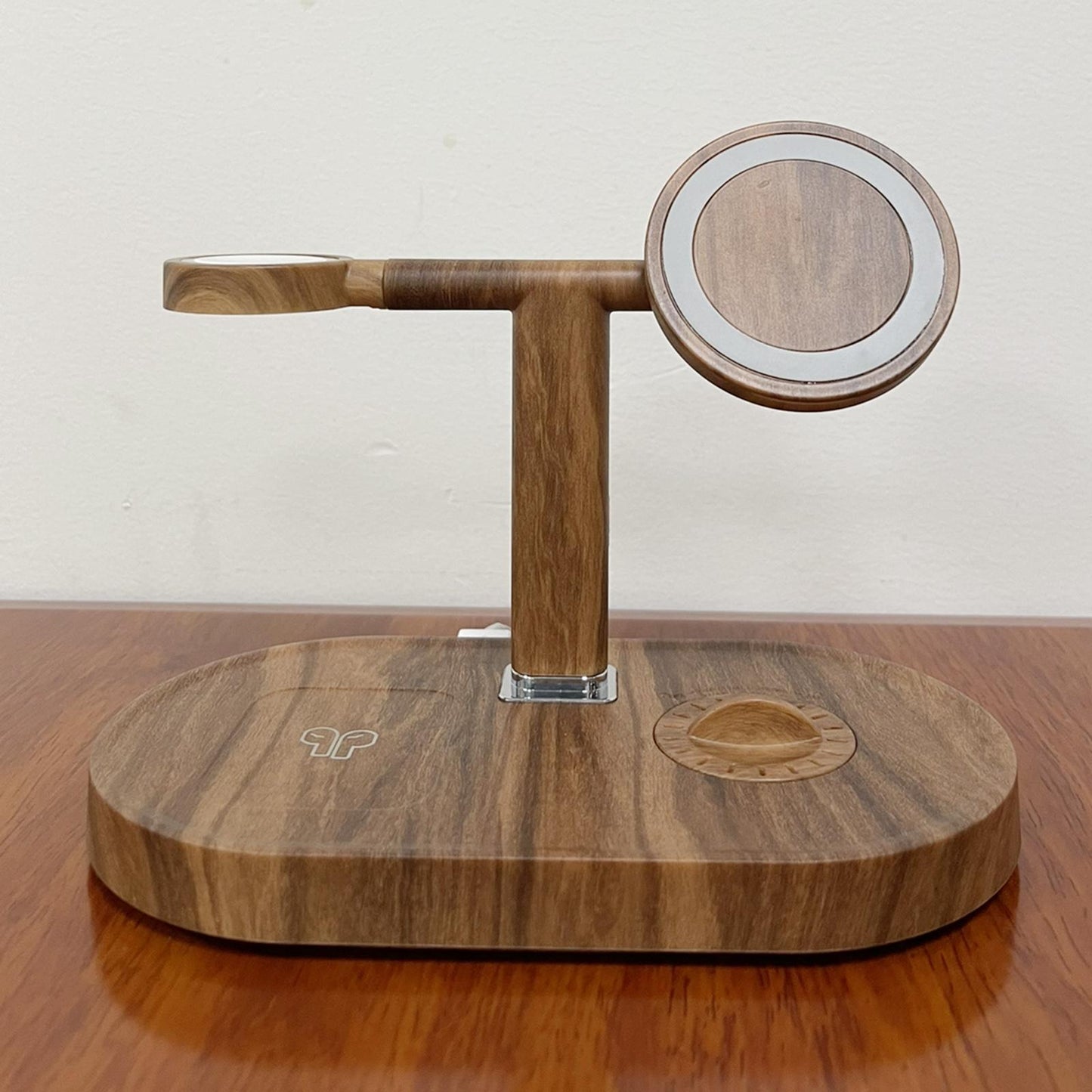 Charging Station /Stand/Dock for Apple Watch SE/6/5/4/3/2/1 iPhone12 Pro Max Custom wood Grain