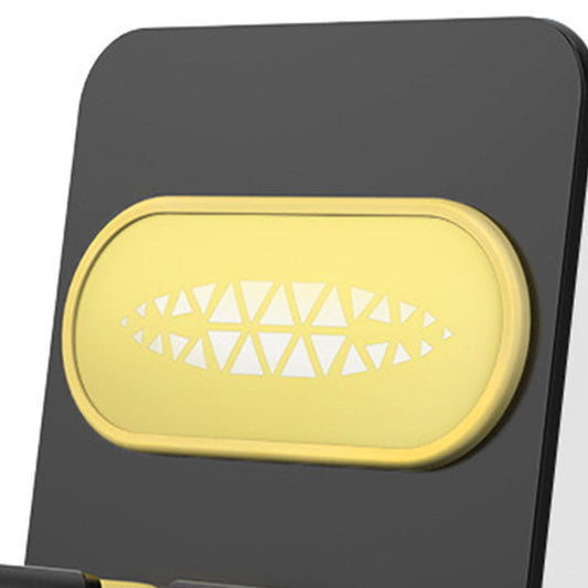 Universal Adhesive Wall Mount Phone Holder Punch-Free Bracket  Black Yellow