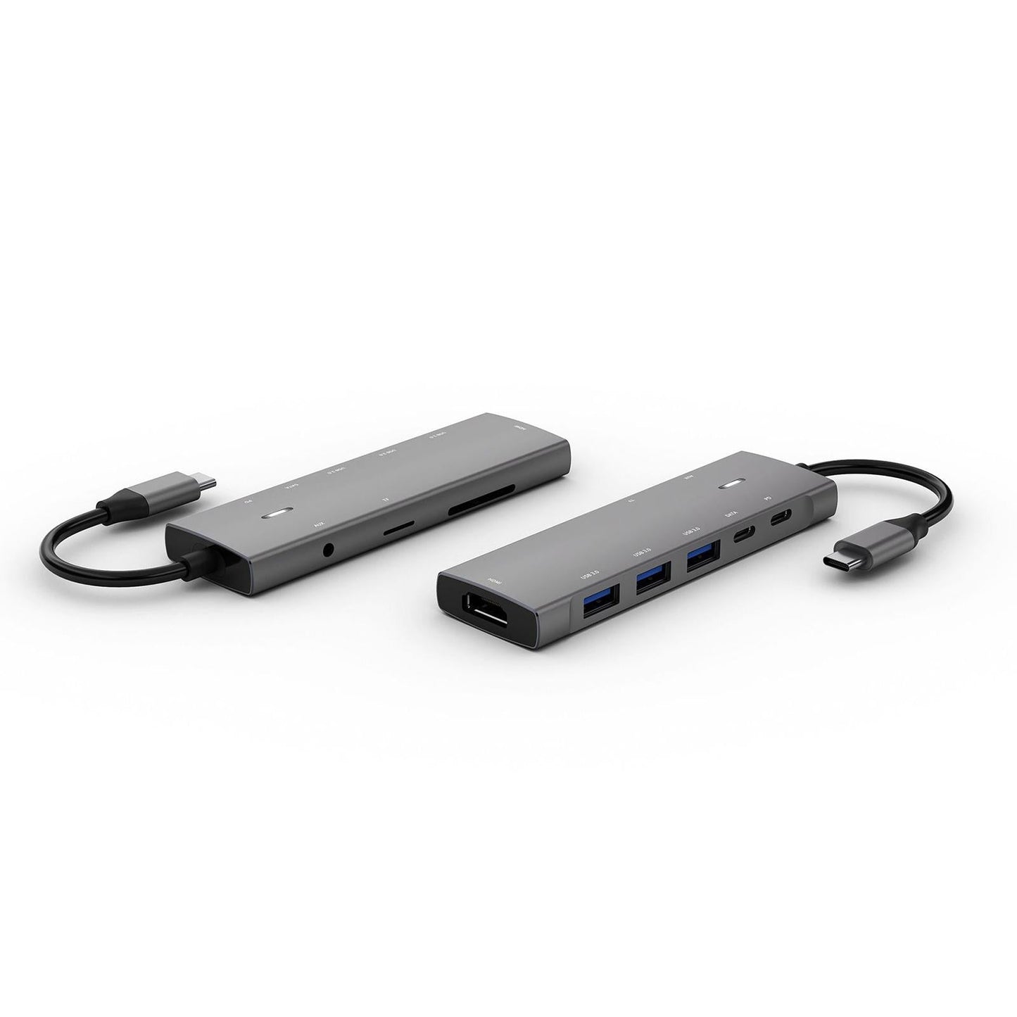 9 in 1 Type C Hub Docking Station with VGA 3 USB3.0 Ethernet for Laptops