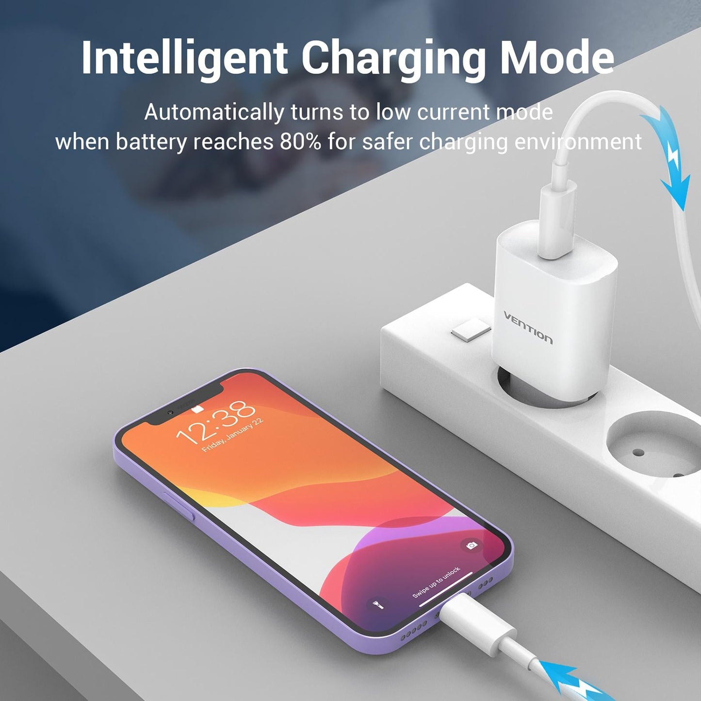 Durable Fast Charger 20W USB C Adapter Converter Replacement Equipment White