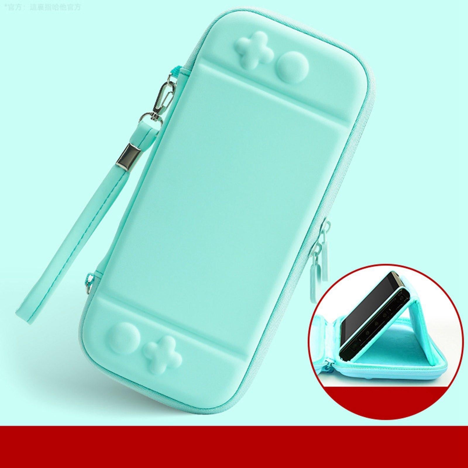 Carrying Case Cute Waterproof for NS Switch Lite Large Storage Space Green