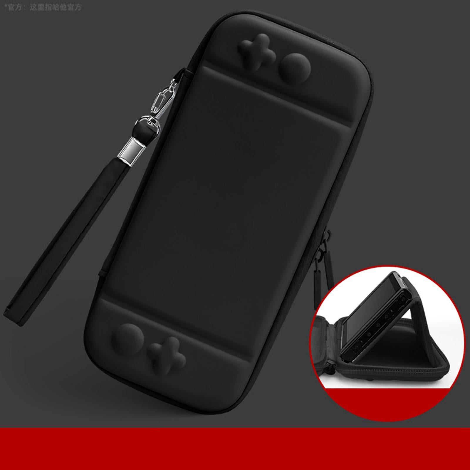 Carrying Case Cute Waterproof for NS Switch Lite Large Storage Space Black