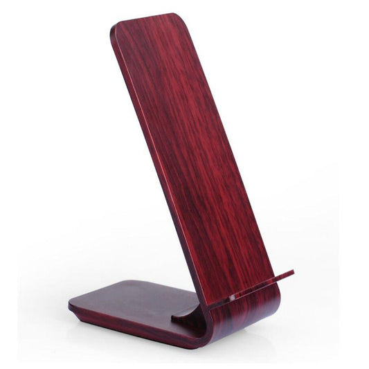 ABS Wireless Desktop Charger Quick Charge USB Cable for Mobile Phones Red
