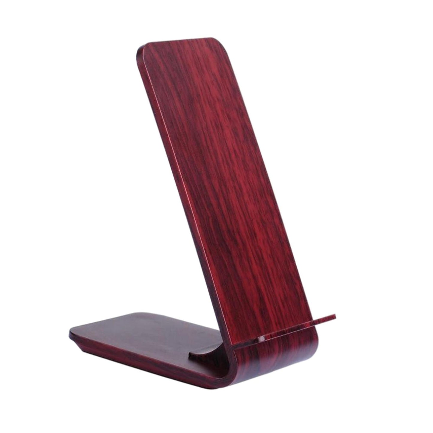 ABS Wireless Desktop Charger Quick Charge USB Cable for Mobile Phones Red