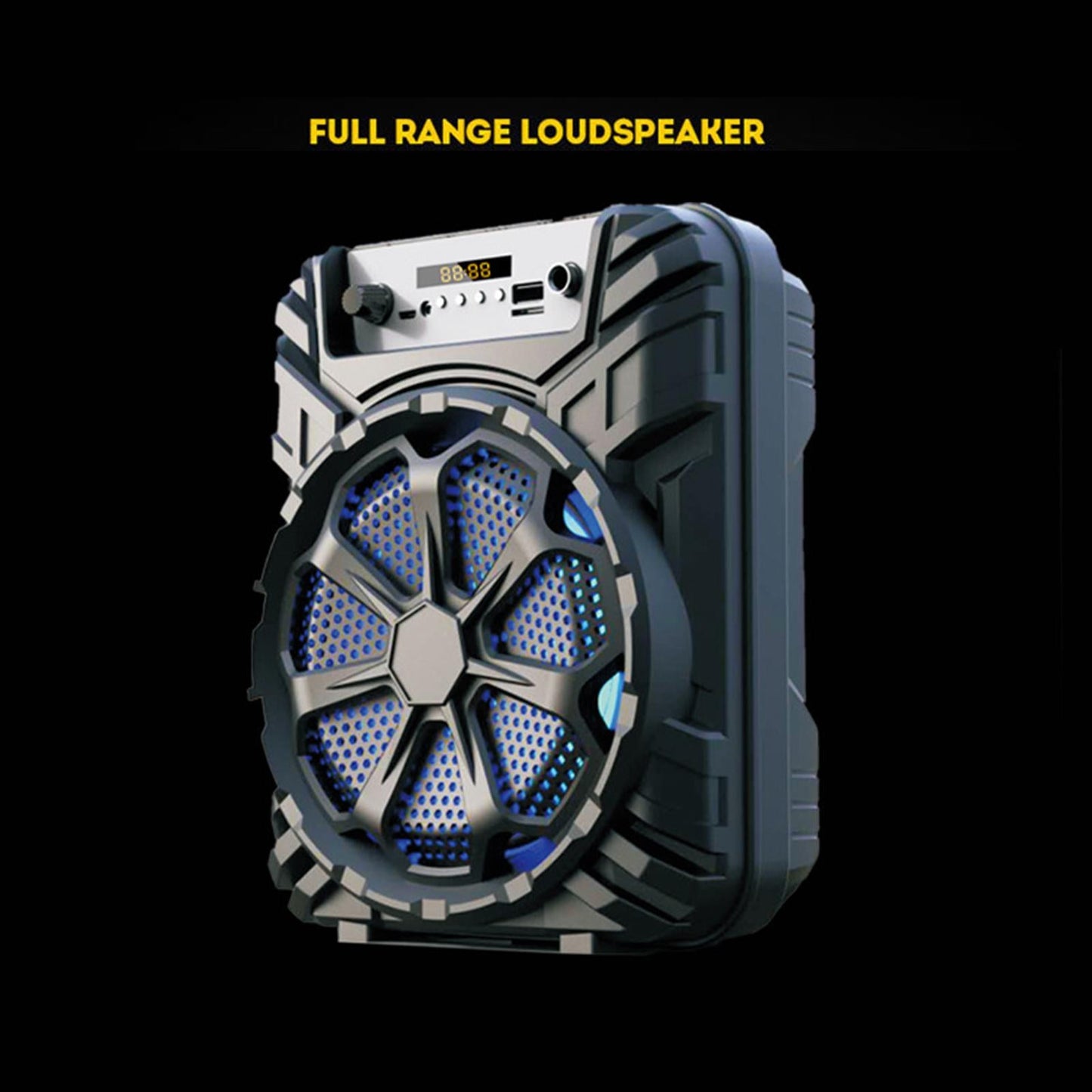 Portable LED Handheld Bluetooth Speakers 1200mAH for Indoor Outdoor Dancing