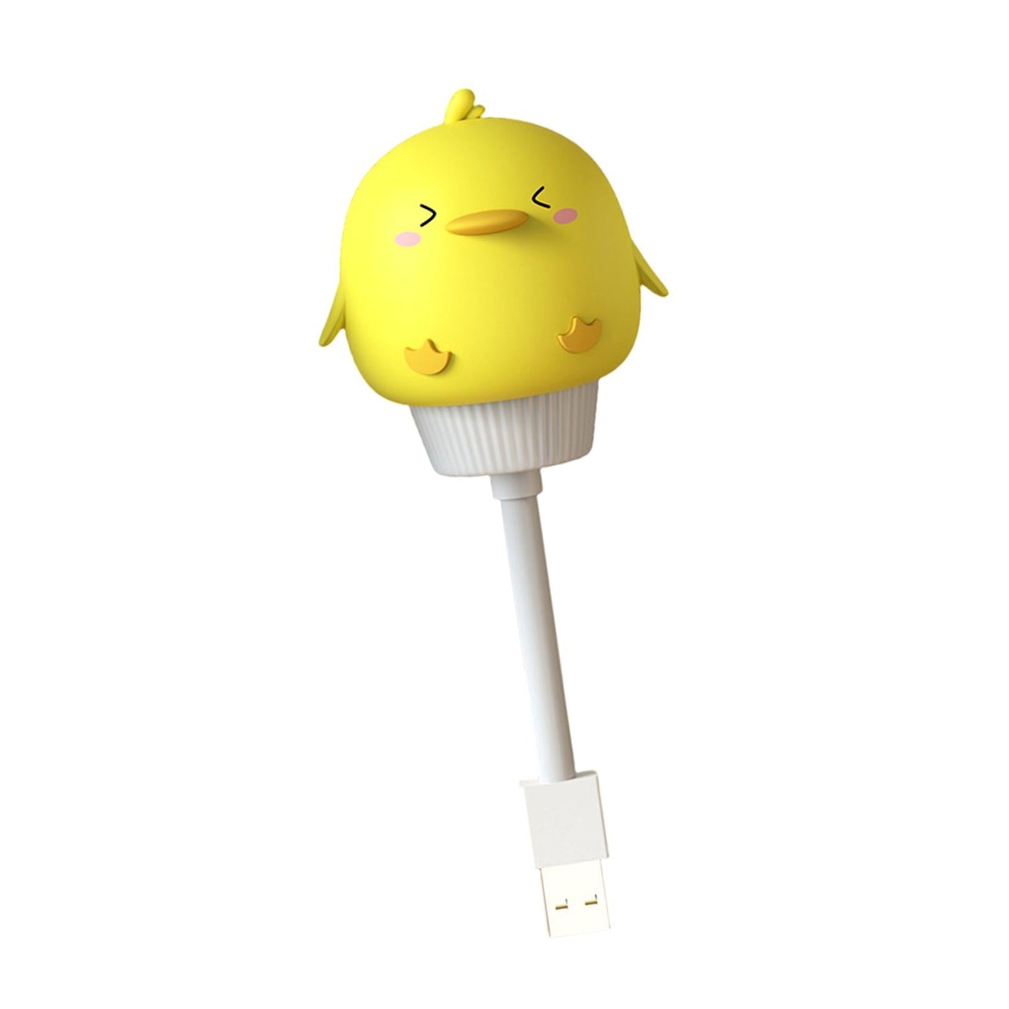 Night Light Under Cabinet Decorations Mini for Bedroom Kitchen Baby Girls Yellow Duckling