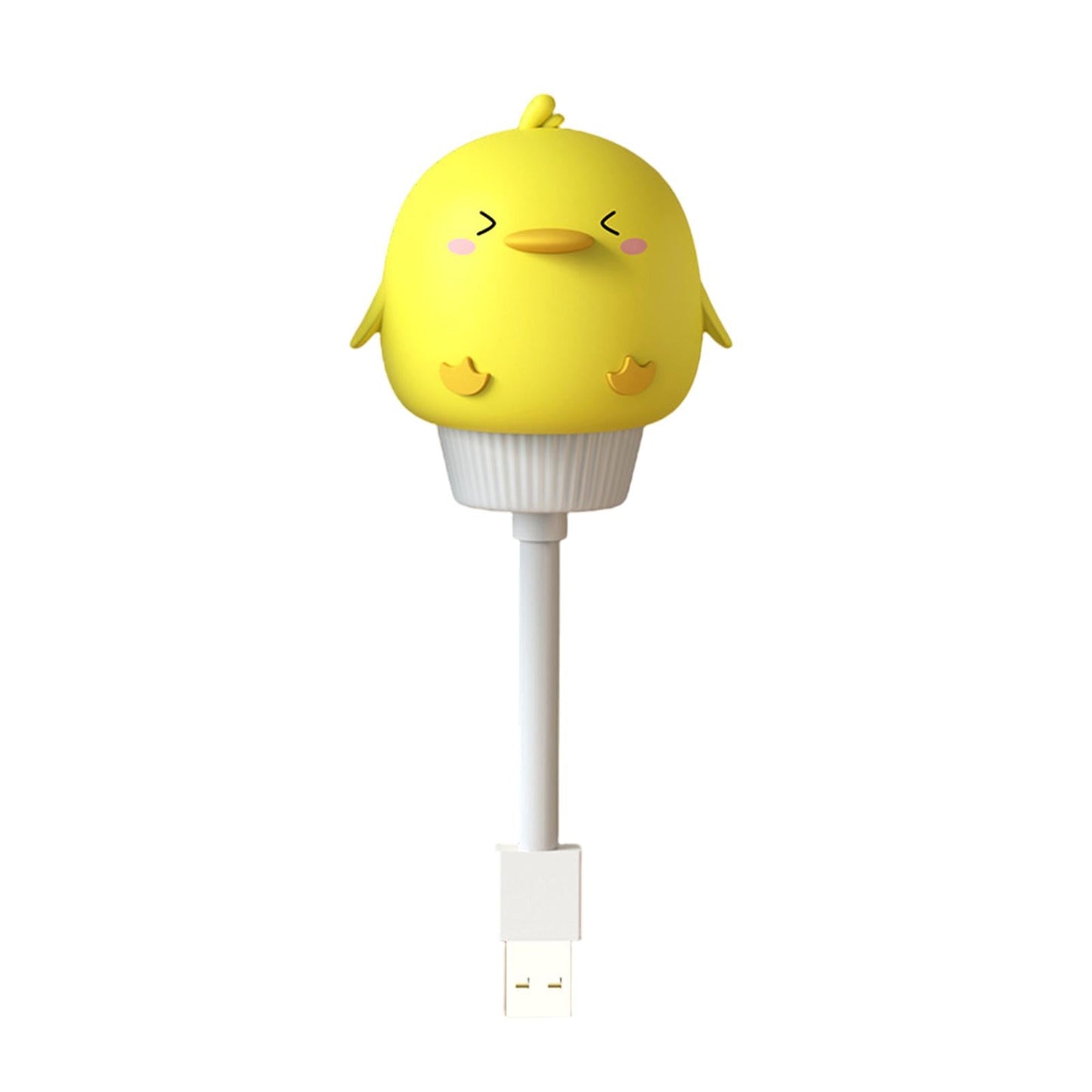 Night Light Under Cabinet Decorations Mini for Bedroom Kitchen Baby Girls Yellow Duckling