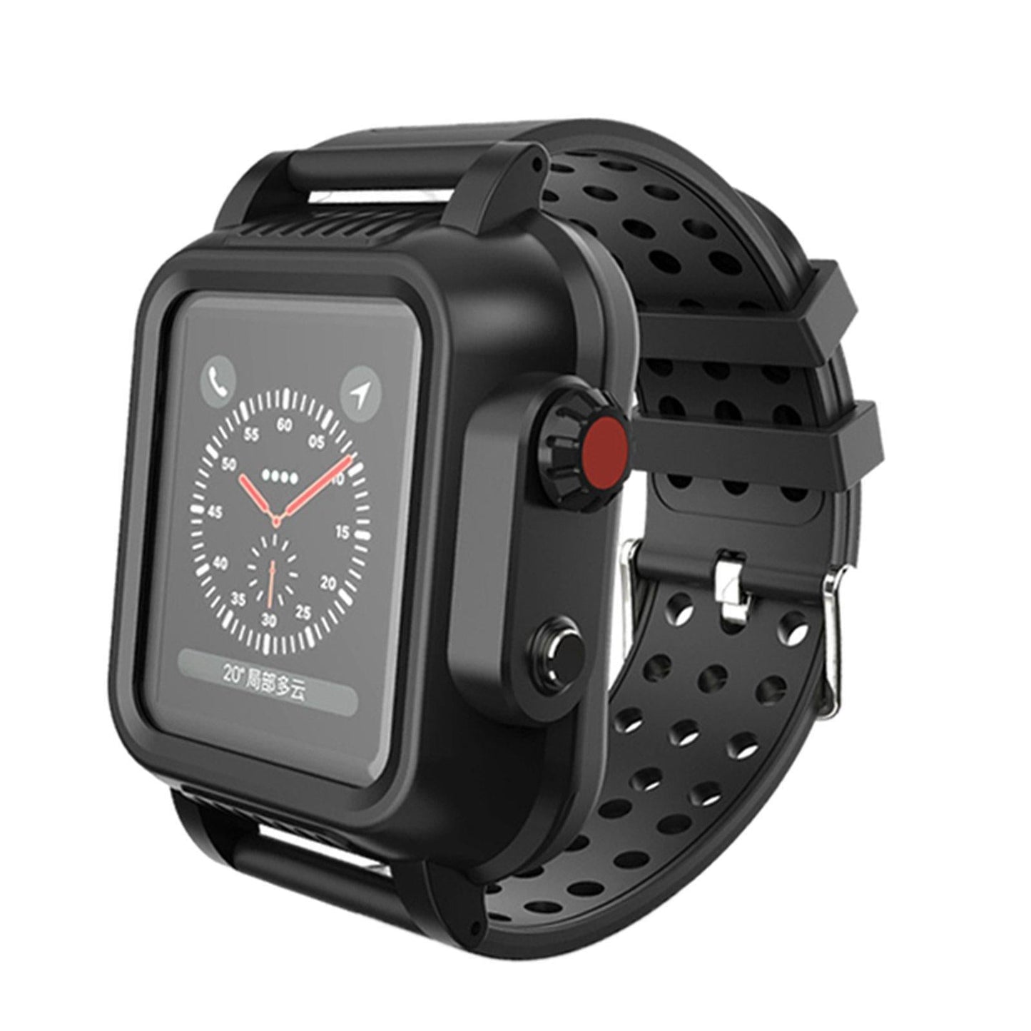 Rugged Protective Case Shockproof Durable for Apple Watch 3rd 4th Generation strap width 40mm
