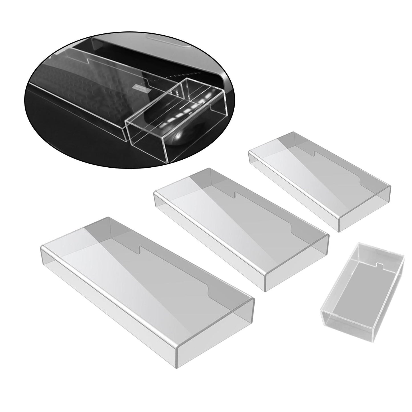 Acrylic Protective Anti Dust Keyboard Cover for Keyboard & Mouse Universal Mouse Cover