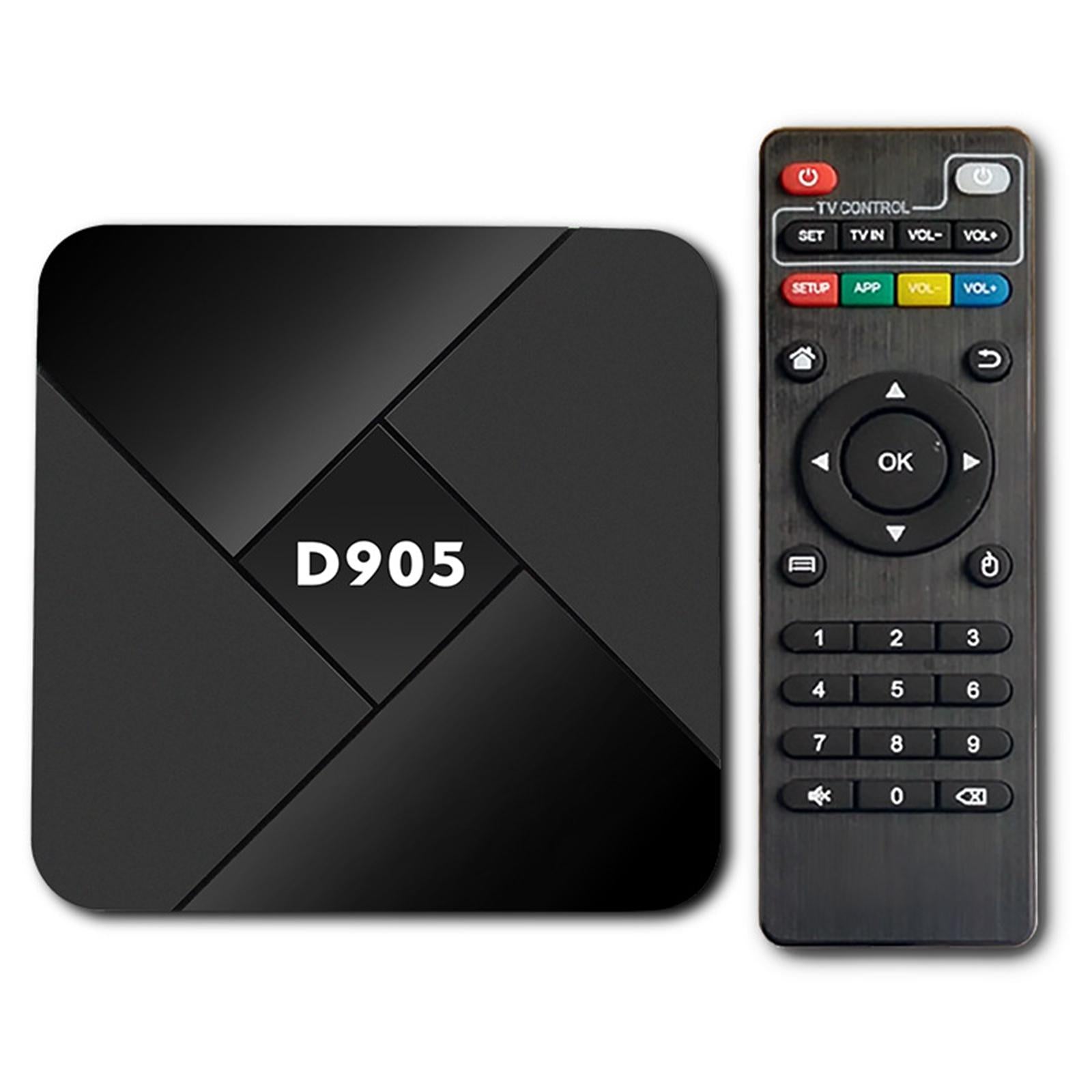 D905 Smart Set Top Box Android 10 Wifi 2.4G4K Amlogic European: 4G+32G