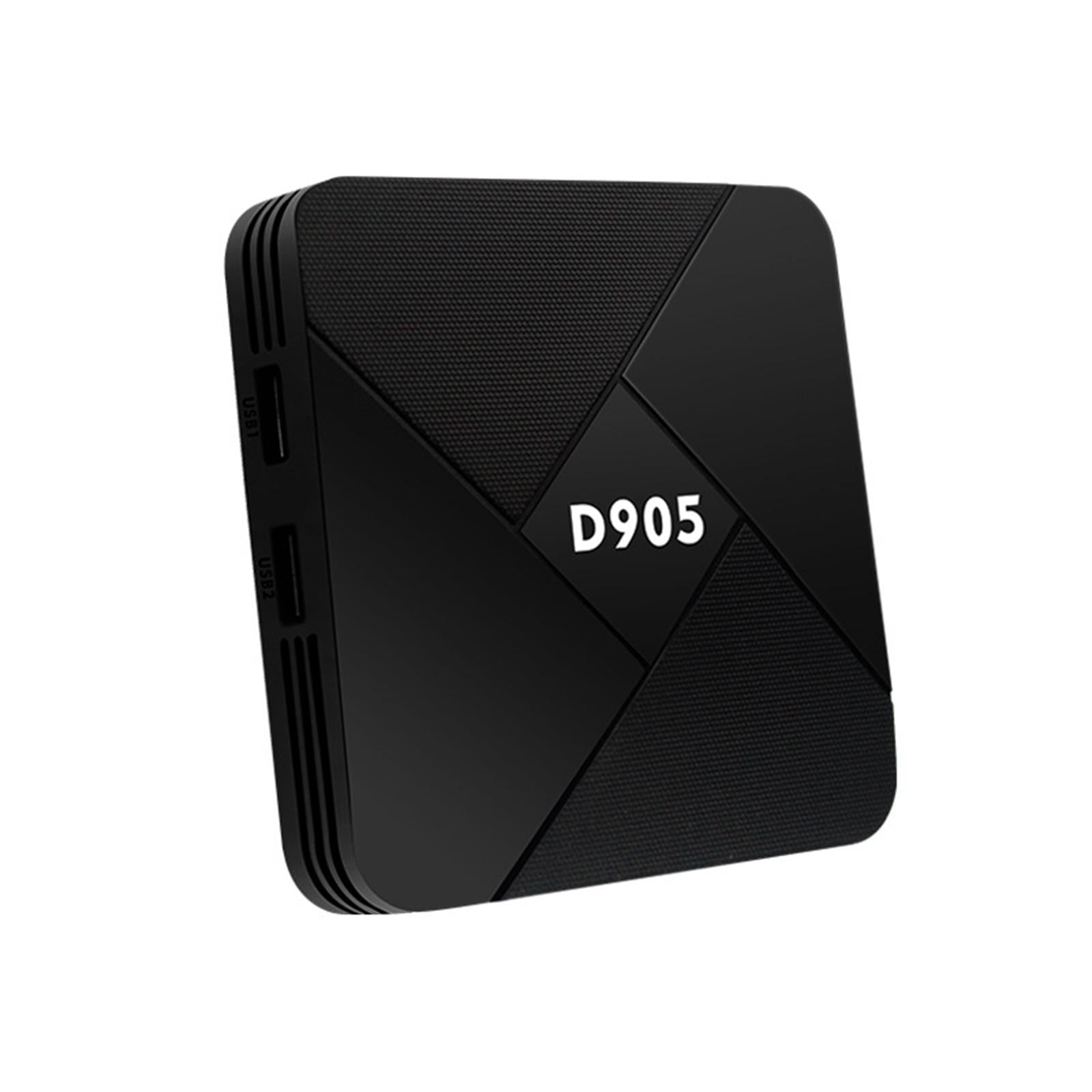 D905 Smart Set Top Box Android 10 Wifi 2.4G4K Amlogic European: 8GB+128GB