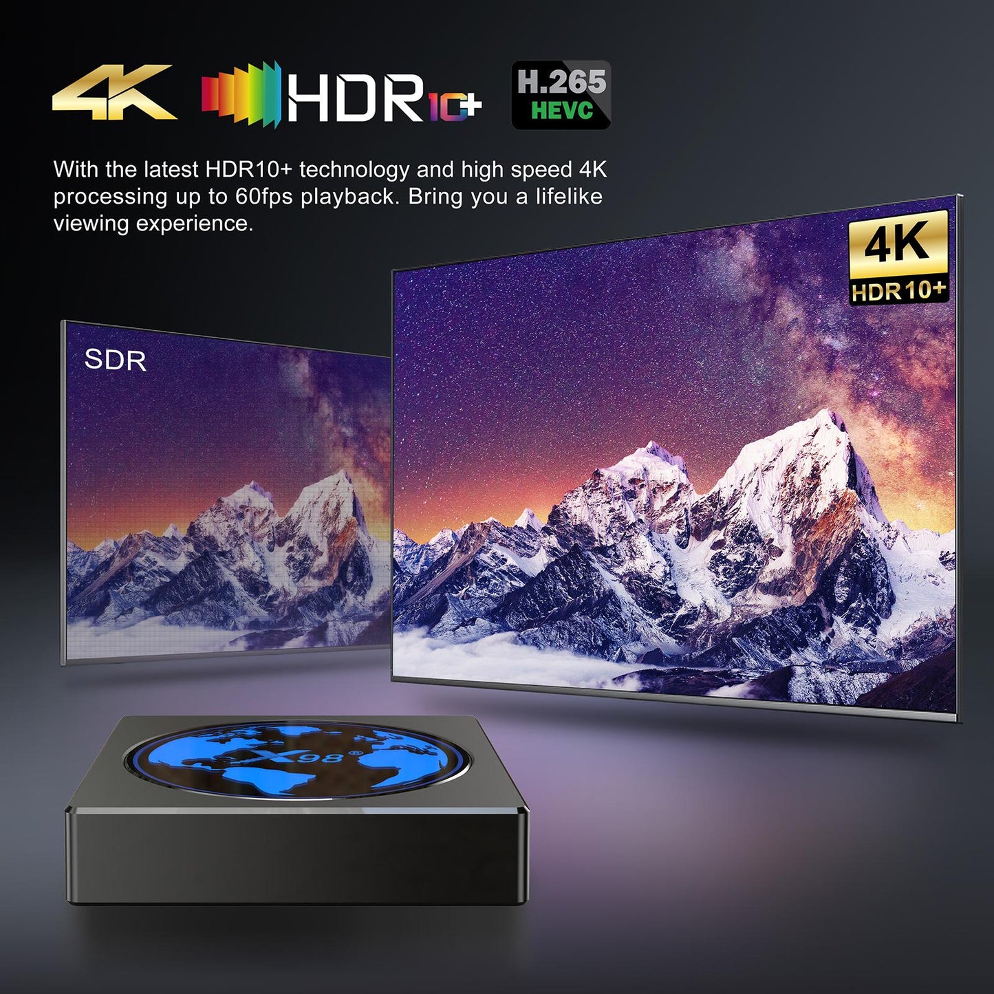 X88 Mini Box Android 11 S905W2 4K 2K UHD Output Remote Control  4GB 64GB EU