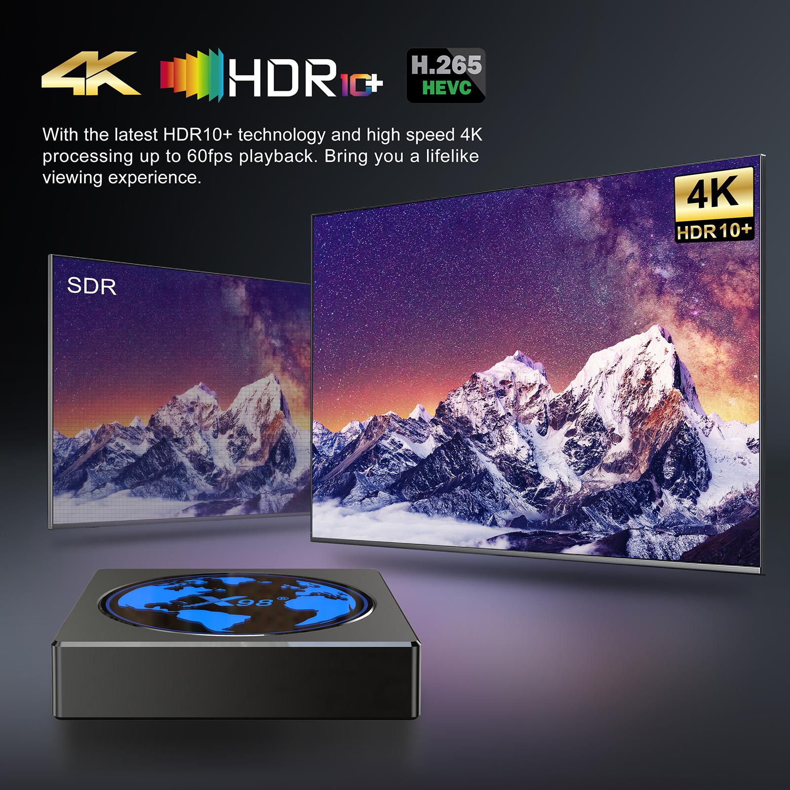 X88 Mini Box Android 11 S905W2 4K 2K UHD Output Remote Control  4GB 64GB AU