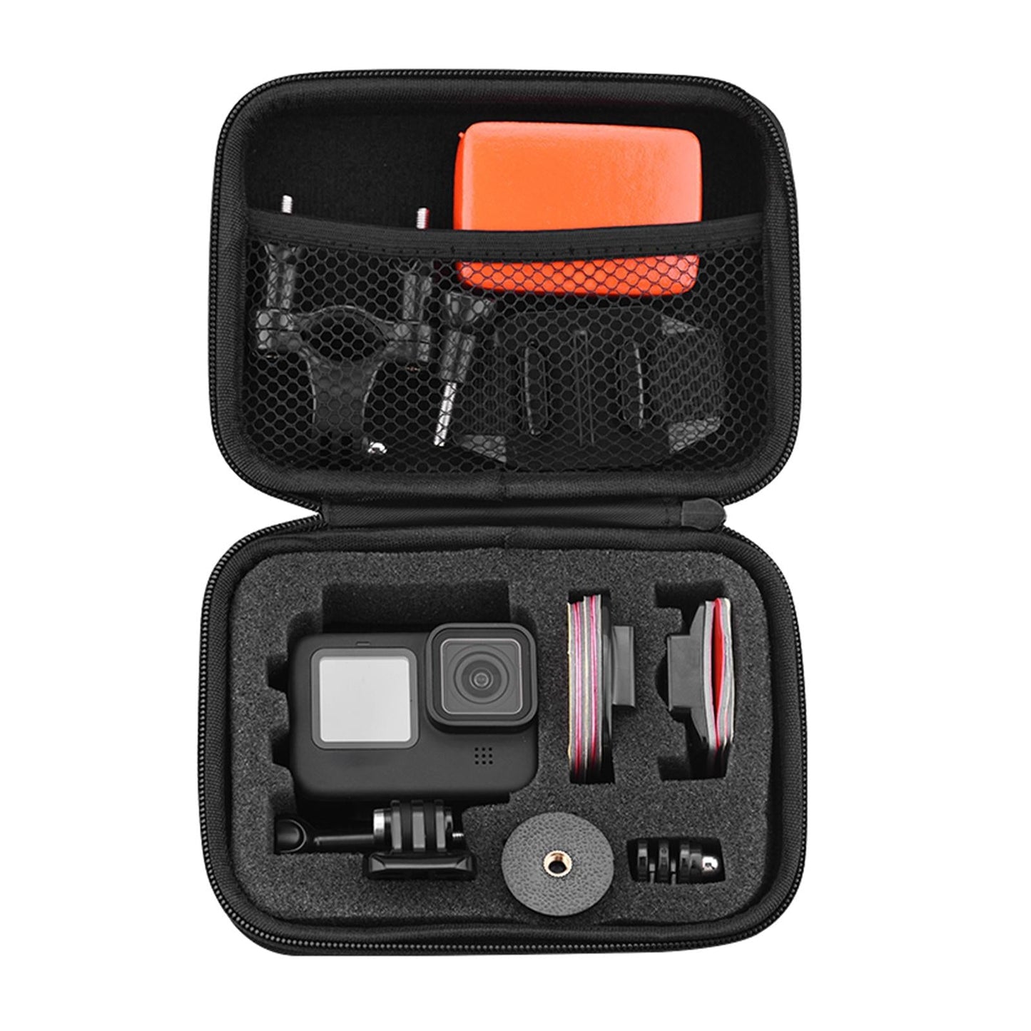 Camera Storage Case for Pro Camera 9 10 with Mesh Pocket Easy Opening Large