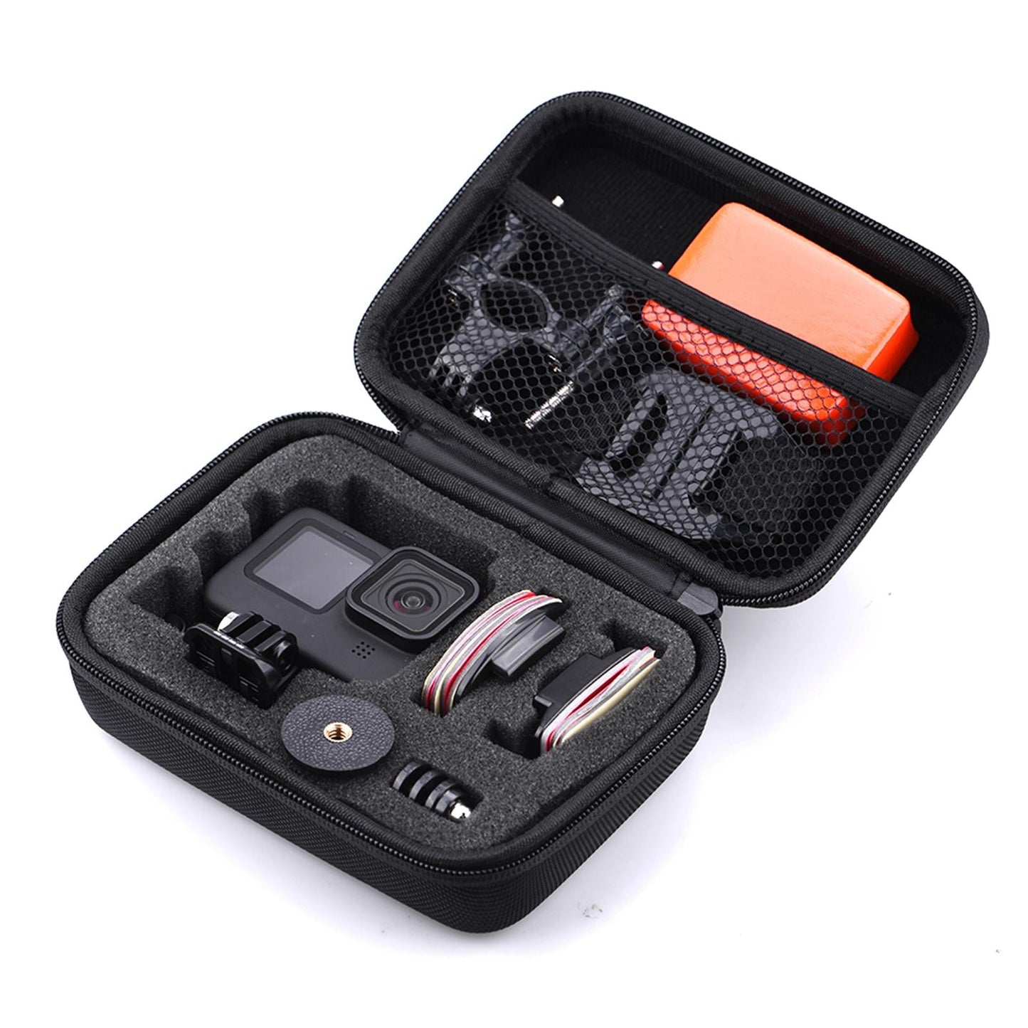 Camera Storage Case for Pro Camera 9 10 with Mesh Pocket Easy Opening Large