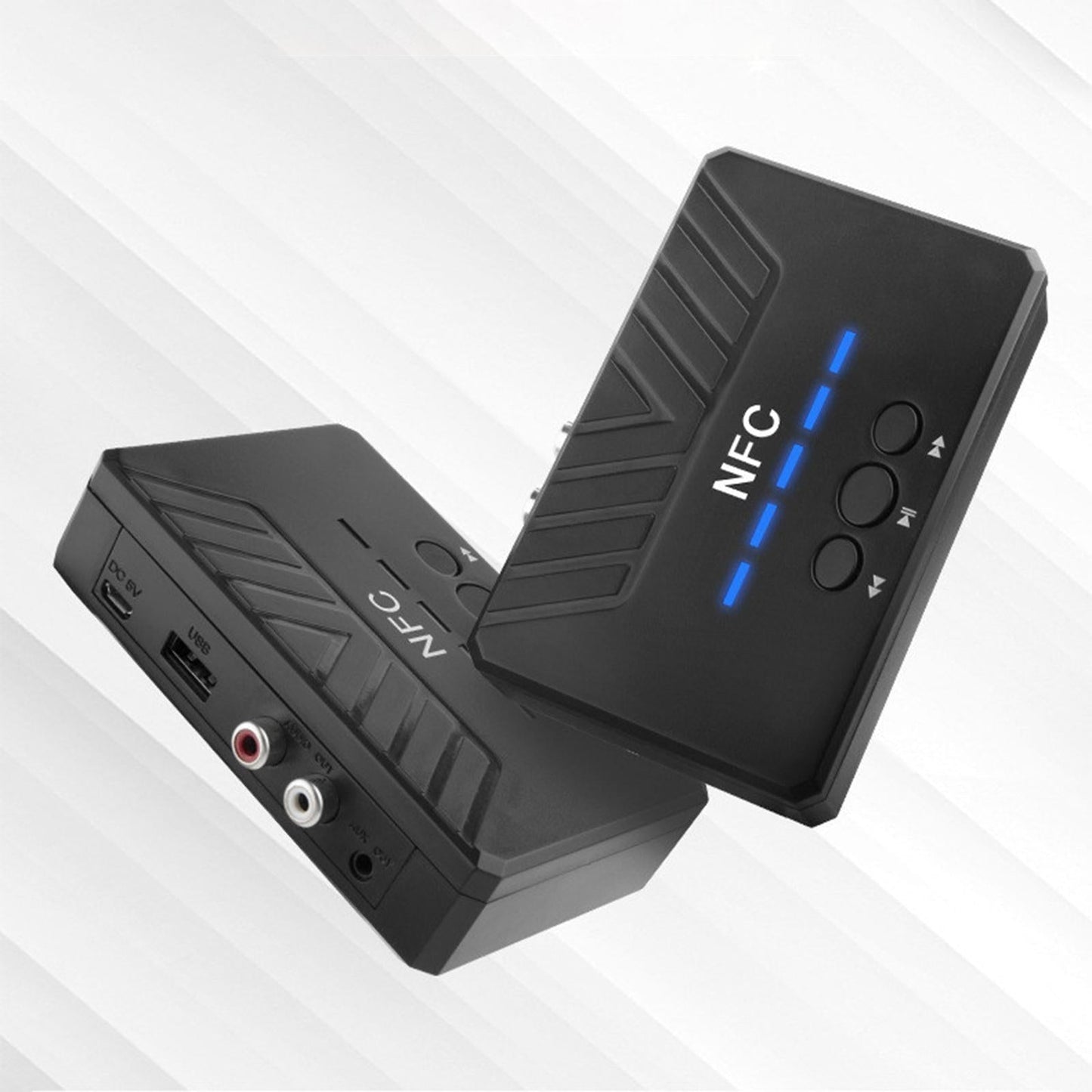 NFC AUX3.5mm Bluetooth 5.0 Audio Receiver for Music Streaming Volume Control