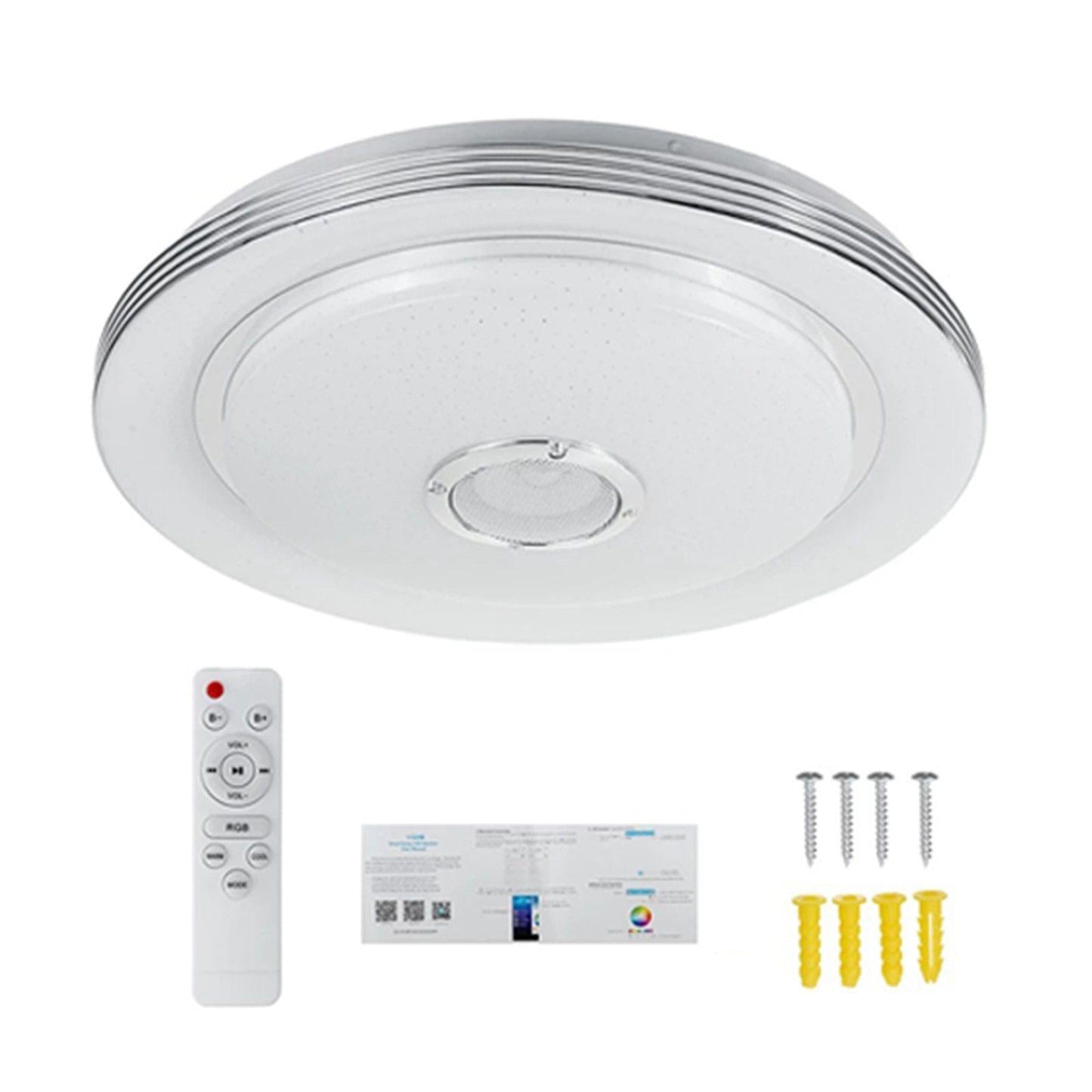 LED Music Ceiling Light RGB Color Changing for Kitchen 15.8inch 36W tuyaAPP
