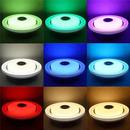 LED Music Ceiling Light RGB Color Changing for Kitchen 11.8inch 36W APP
