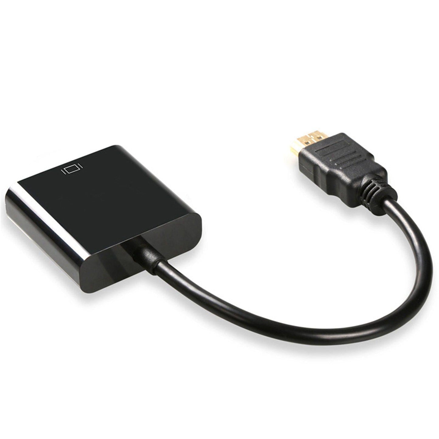 HDMI Cable HDMI to VGA 1080P Video Cable for Desktop PC Black