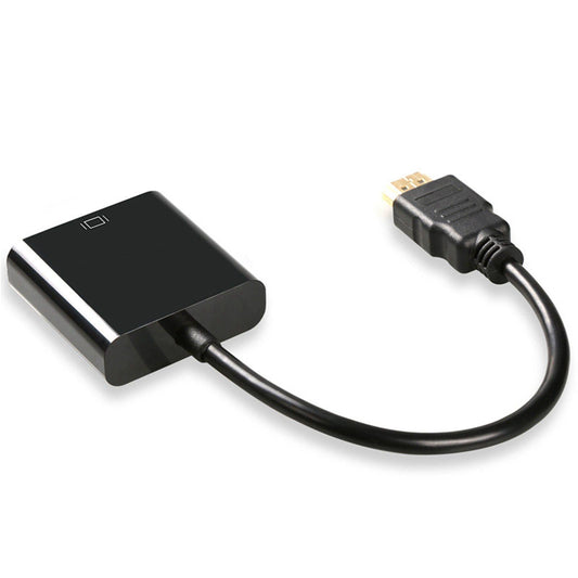 HDMI Cable HDMI to VGA 1080P Video Cable for Desktop PC Black