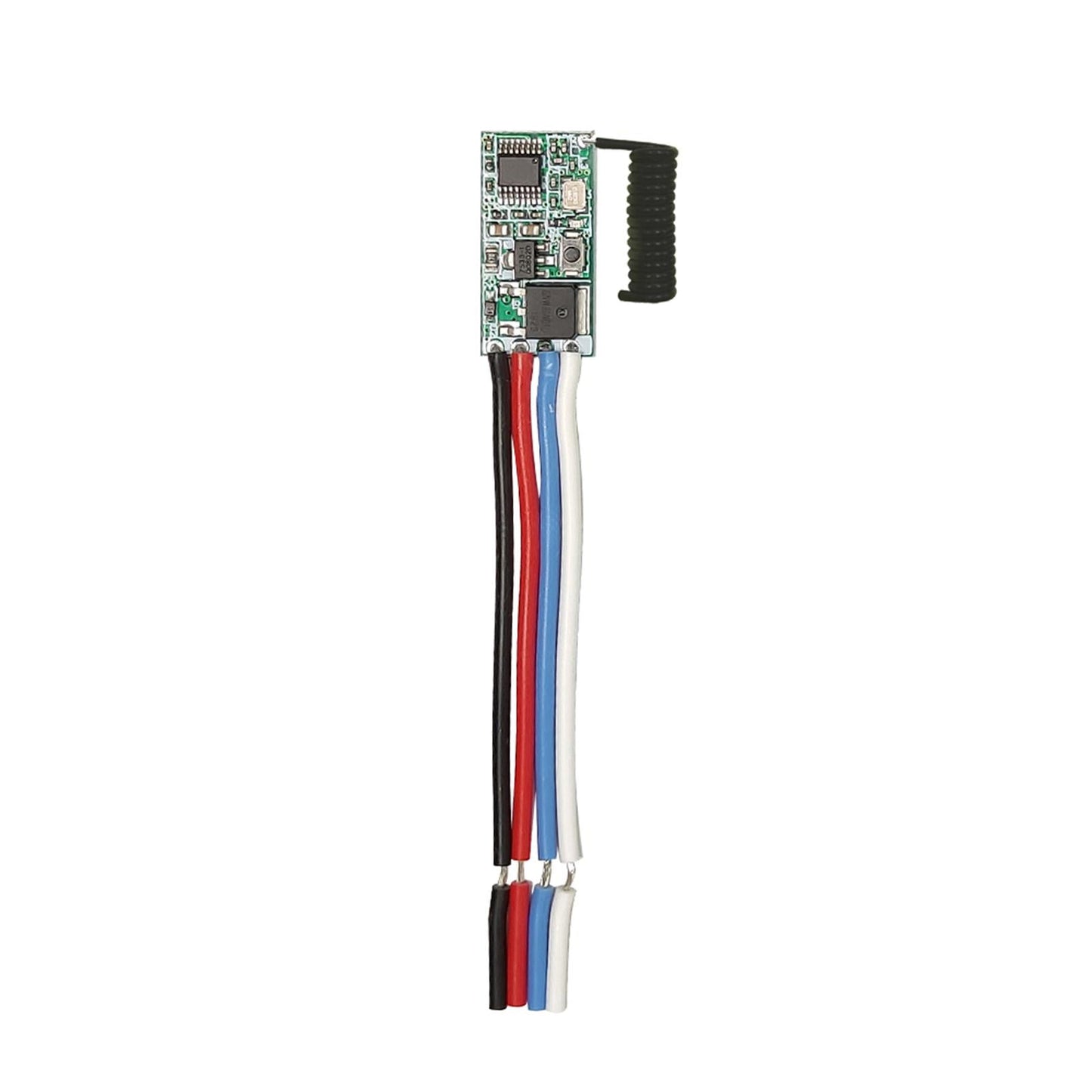 RF 433MHz Mini Wireless Remote Control Switch Receiver Onoff White Antenna