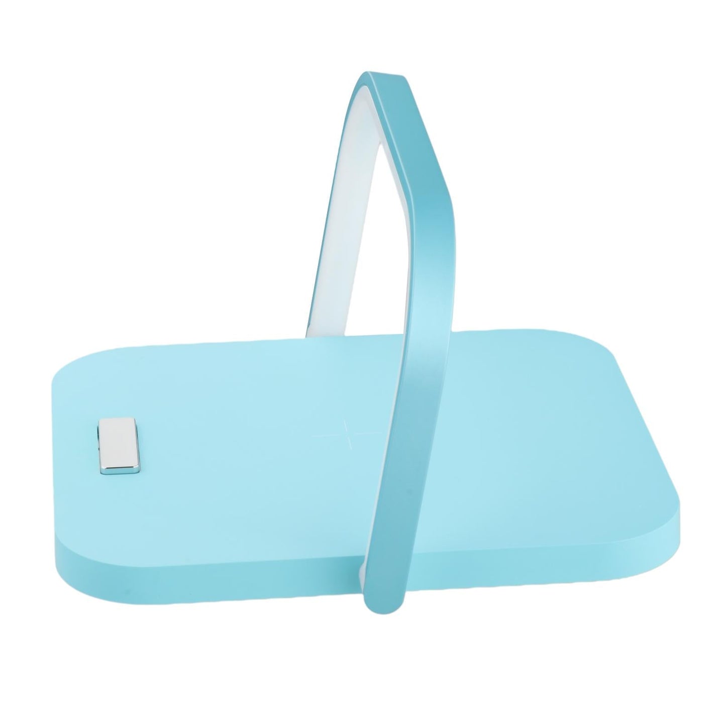 Qi Wireless Charging with Light 10W Desk Lamp Nightlight for Bedroom  blue