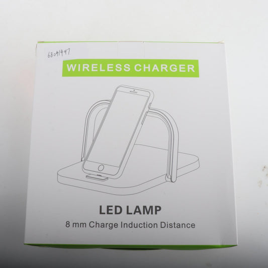 Qi Wireless Charging with Light 10W Desk Lamp Nightlight for Bedroom  pink