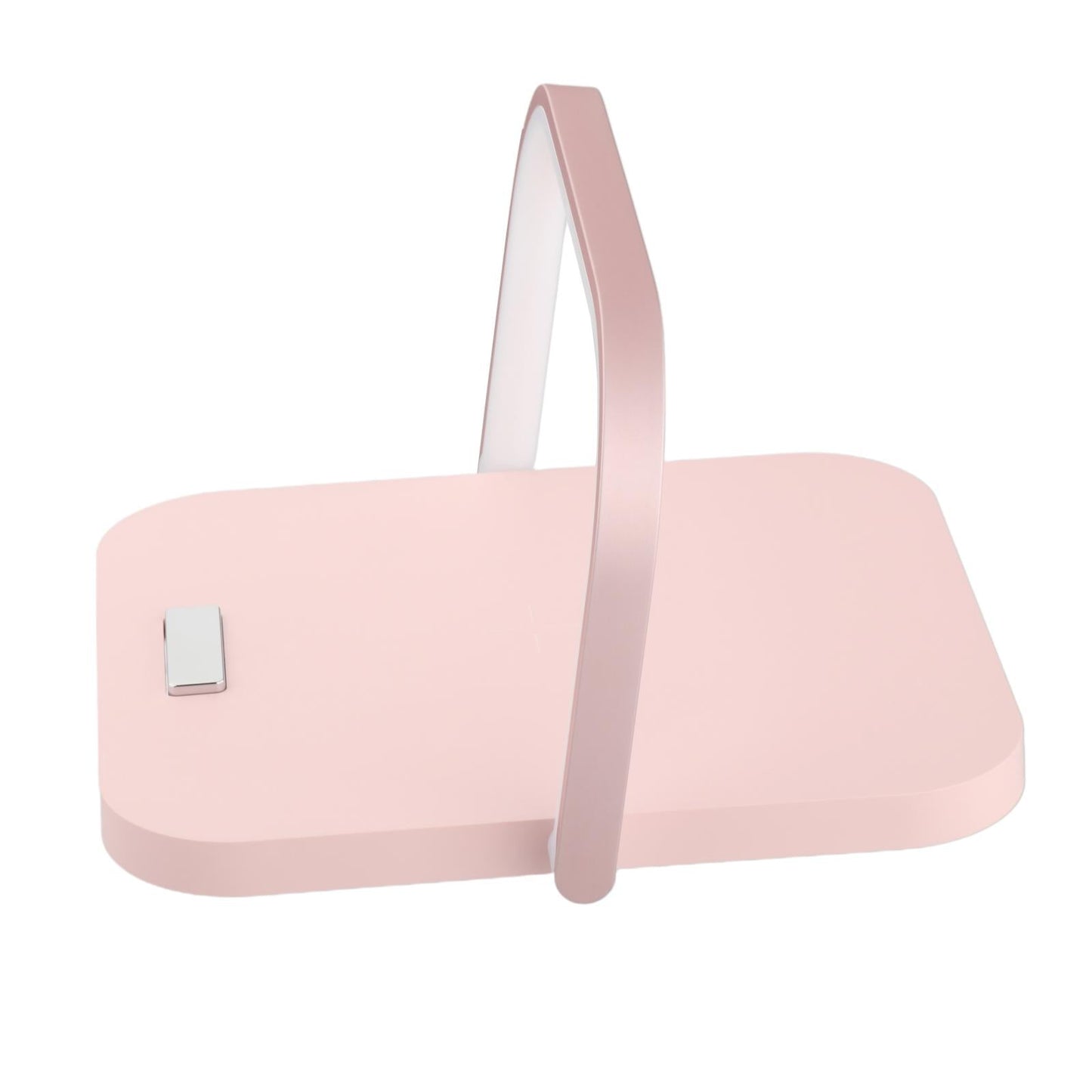 Qi Wireless Charging with Light 10W Desk Lamp Nightlight for Bedroom  pink