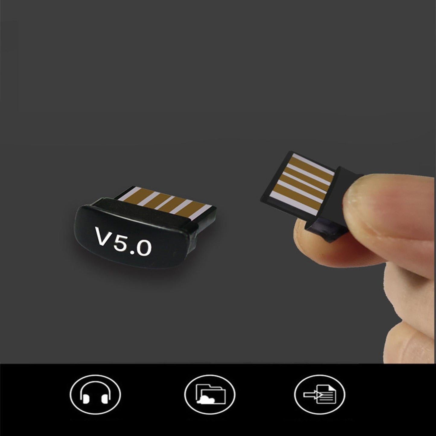 USB Bluetooth Adapter Dongle for PC Windows 10/8/7 Laptop Speaker Phones