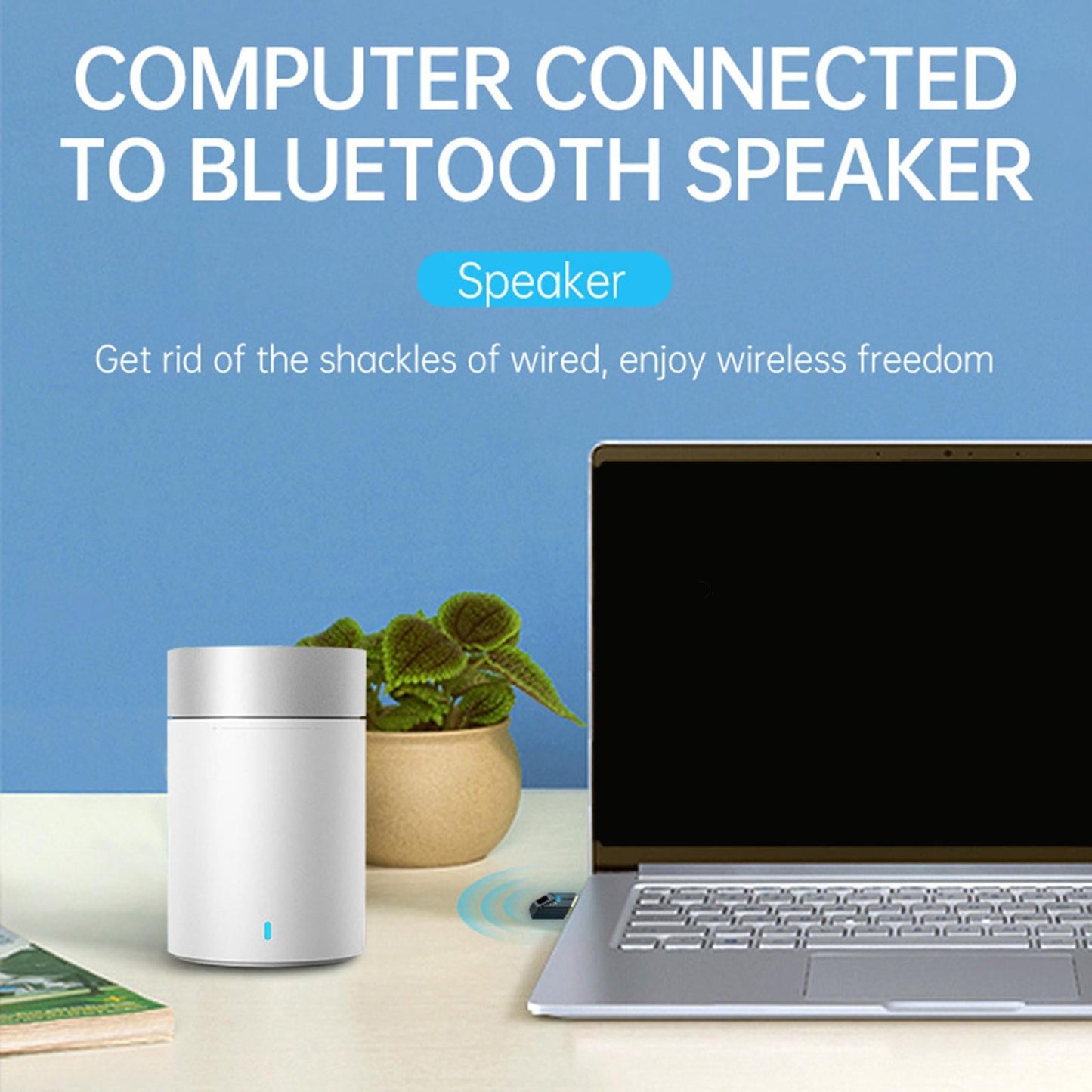 USB Bluetooth 5.0 Adapter Wireless USB 2.0 3Mbps for Printer Mobile Phones