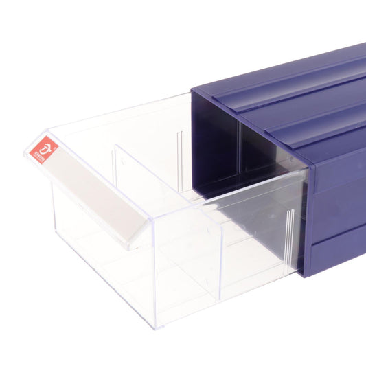Modular Drawer Organizer Shaft Bodies Removable Divider Blue 240x130x78mm