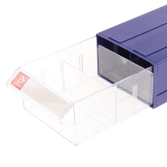 Modular Drawer Organizer Shaft Bodies Removable Divider Blue 320x160x85mm