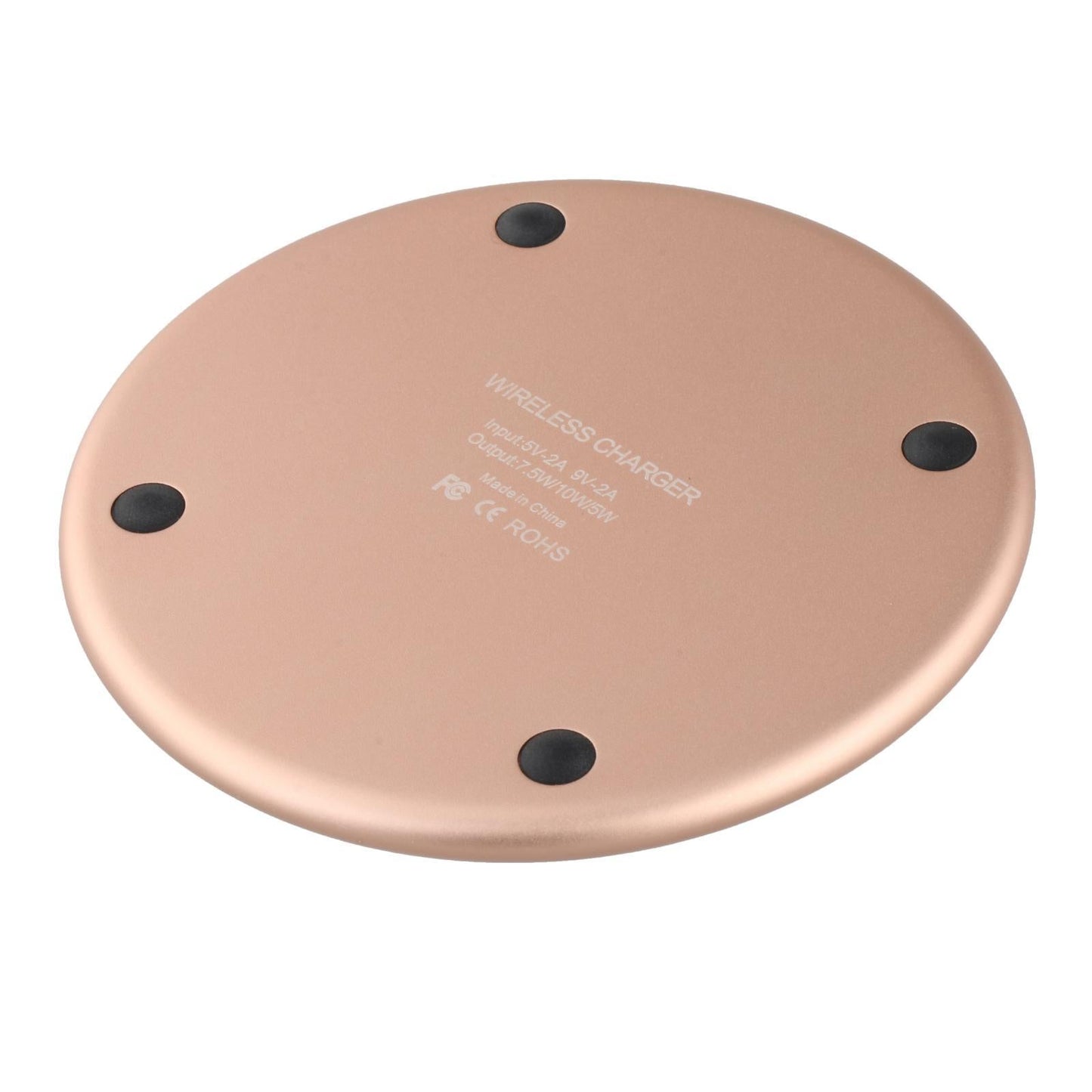 Qi Mirror Wireless Charger 10W Charging Base Quickly Charge for Smartphone Golden