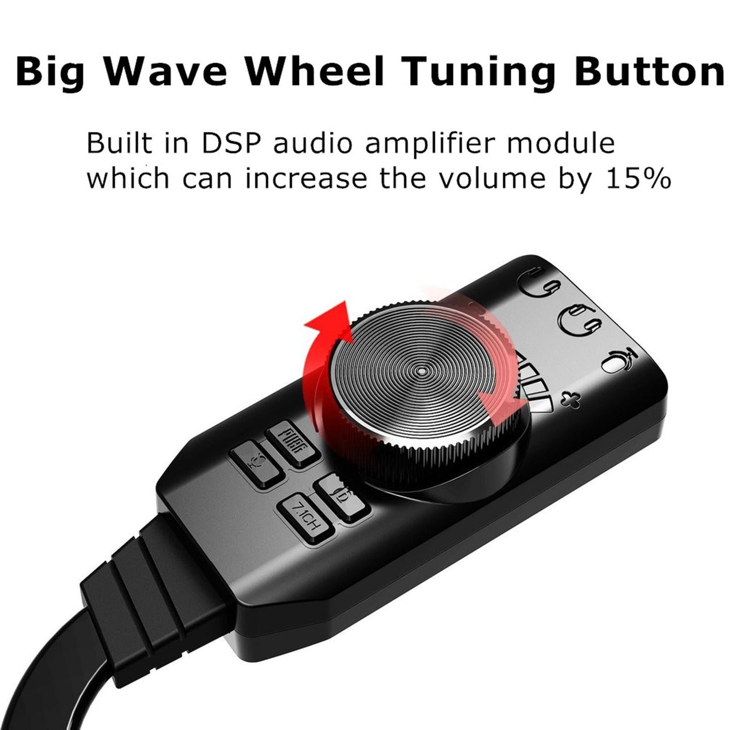 USB 2.0 Sound Card 7.1 3.5mm 3D Audio Adapter Micphone Earphone For LaptopPC