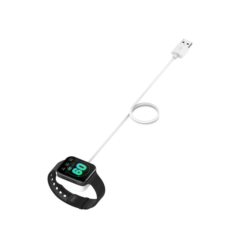 1M USB Charger Cradle Dock Portable for Oppo Watch1 Wristband White For 41mm