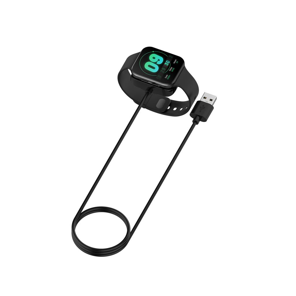 1M USB Charger Cradle Dock Portable for Oppo Watch1 Wristband Black For 46mm