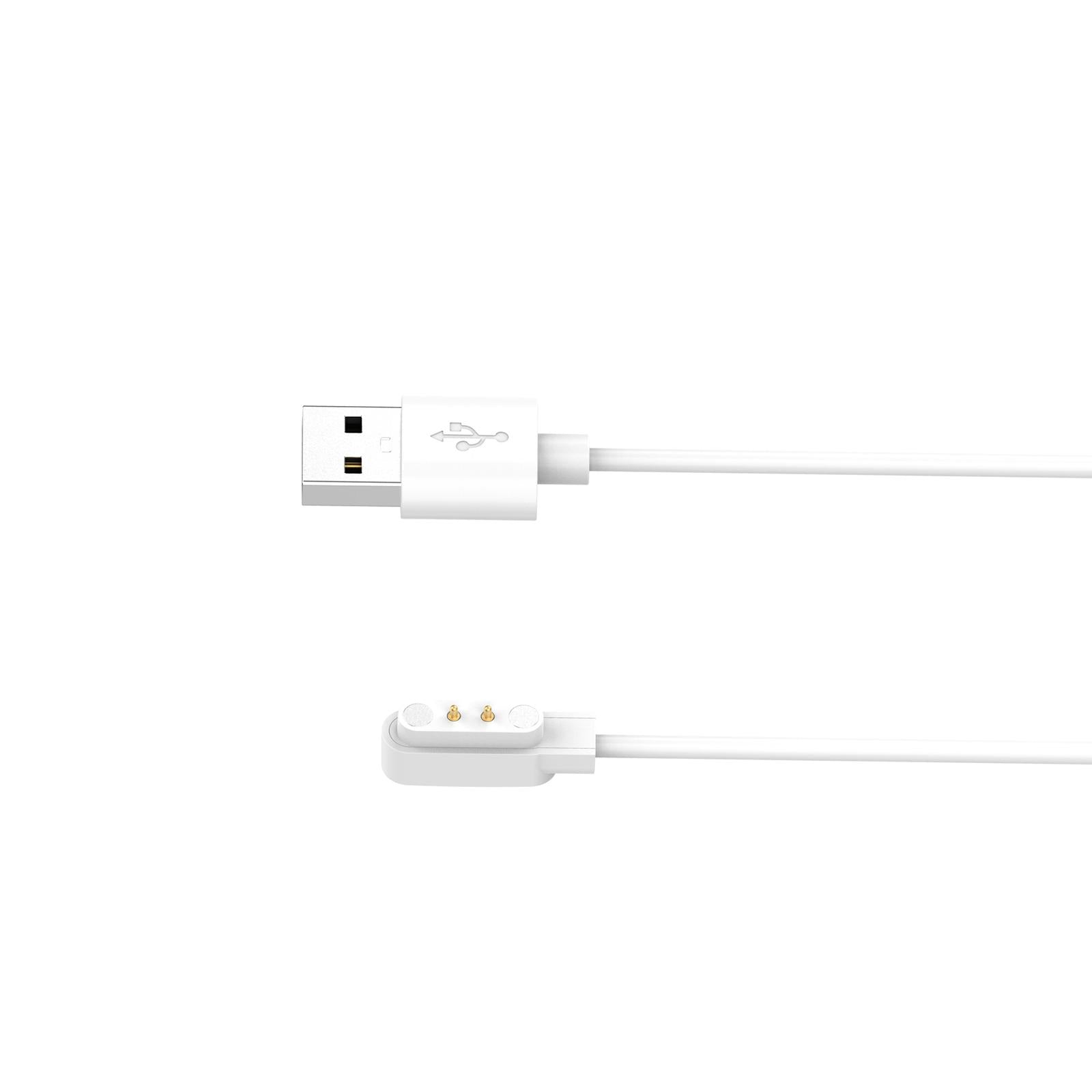1.2m USB Charging Cable Magnetic for Oww206 Oww208 Watch Wristband White