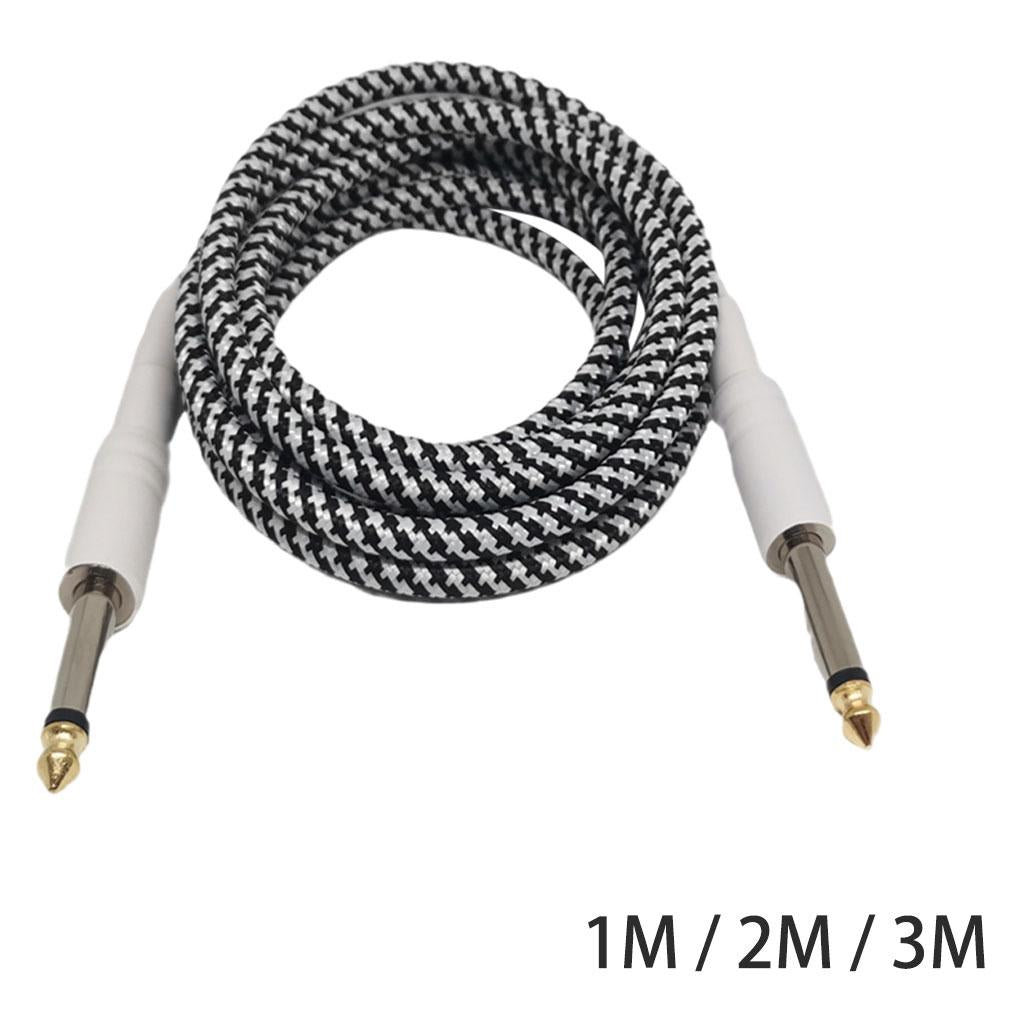 6.35mm Guitar Cable Noise Reduction for Deep Bass Musical Instruments 1Meter