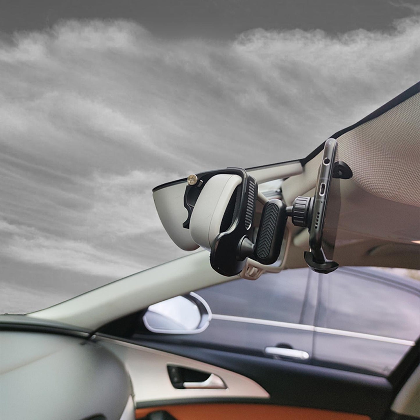 Car Dashboard Phone Bracket 360 Rotatable gm visor air outlet Magnetic